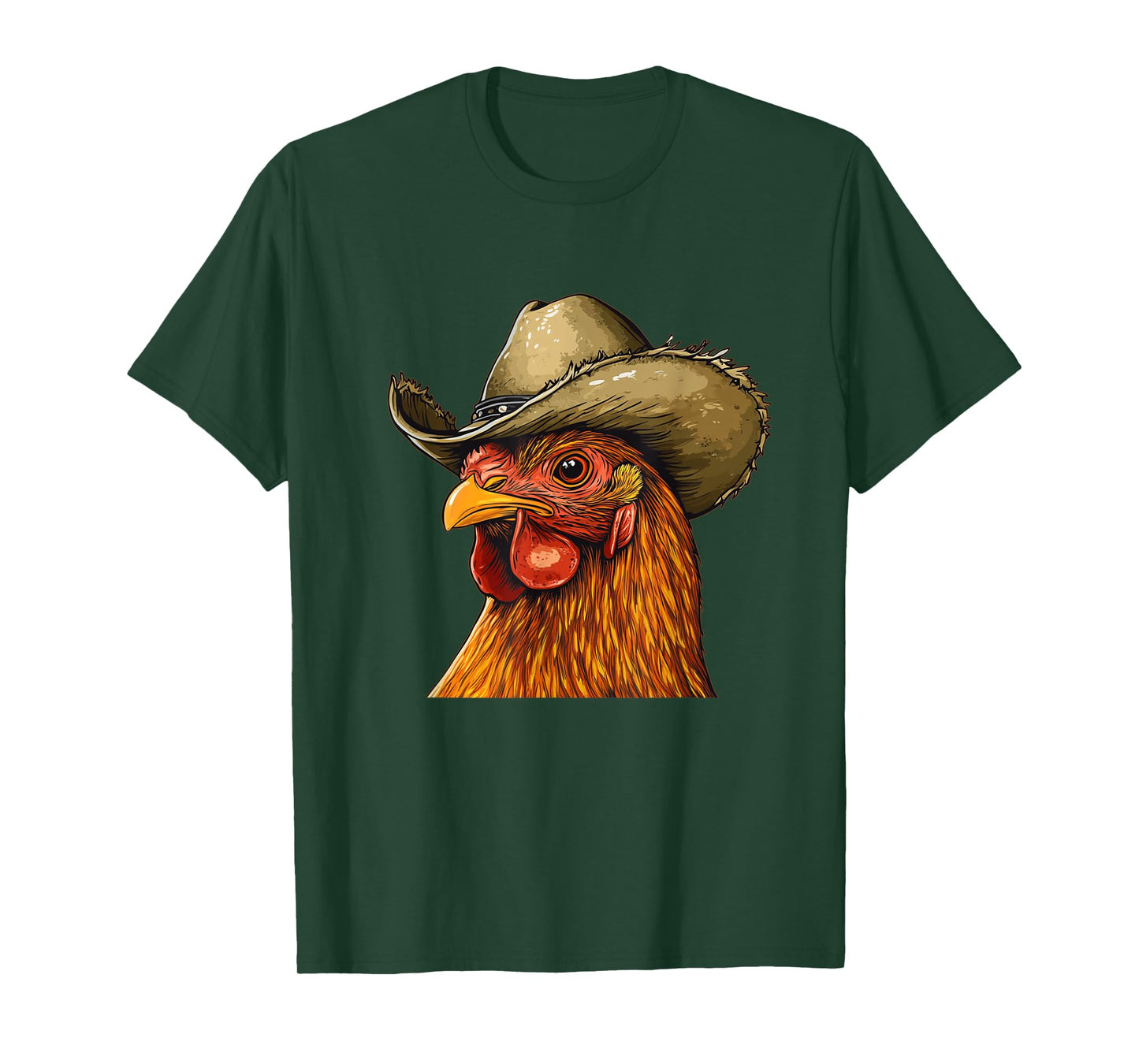 Rooster Cowboy Costume for Rodeo Chicken and Ranch Lovers T-Shirt