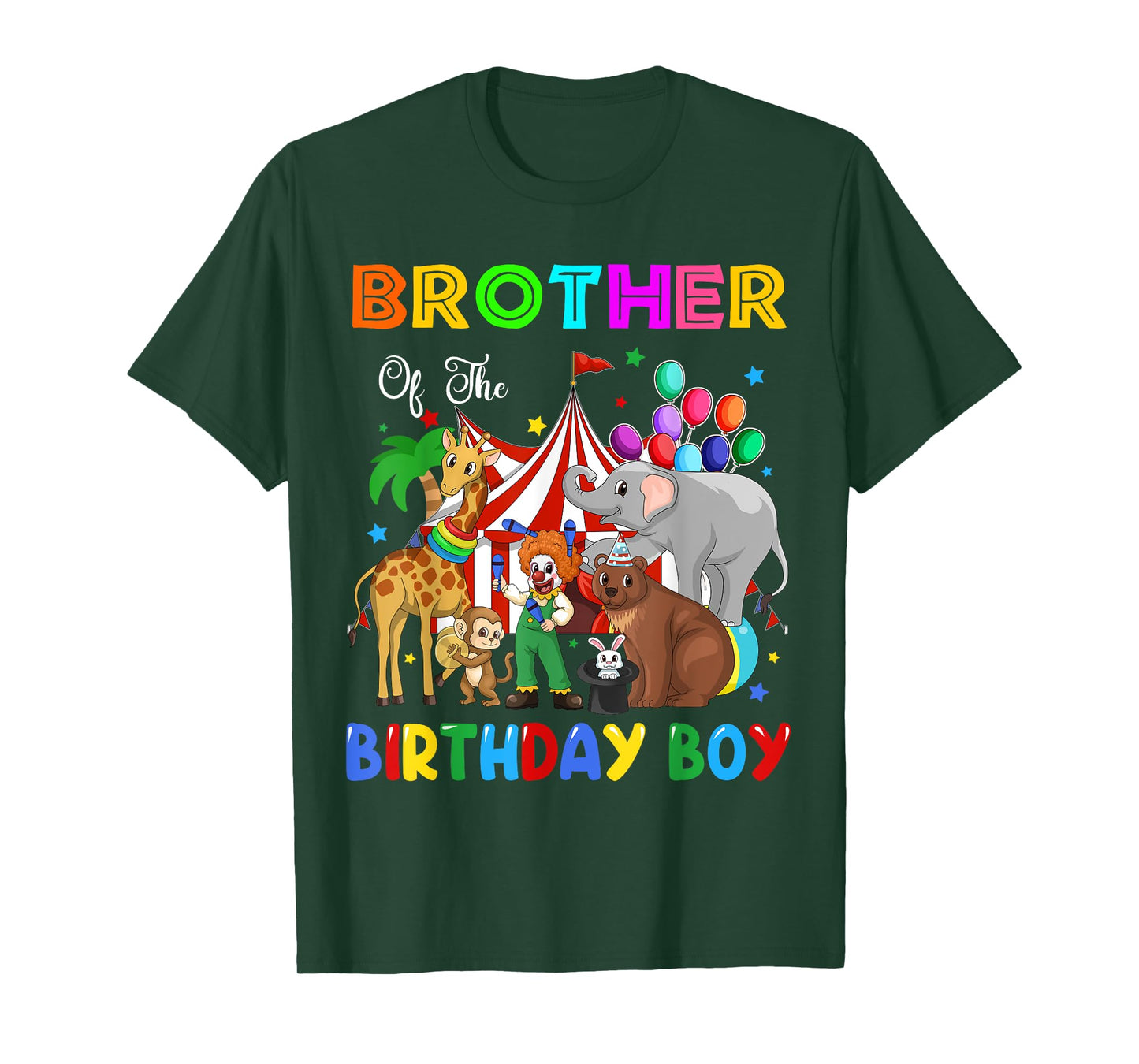 Brother Of The Birthday Boy Circus Themed Carnival Party T-Shirt