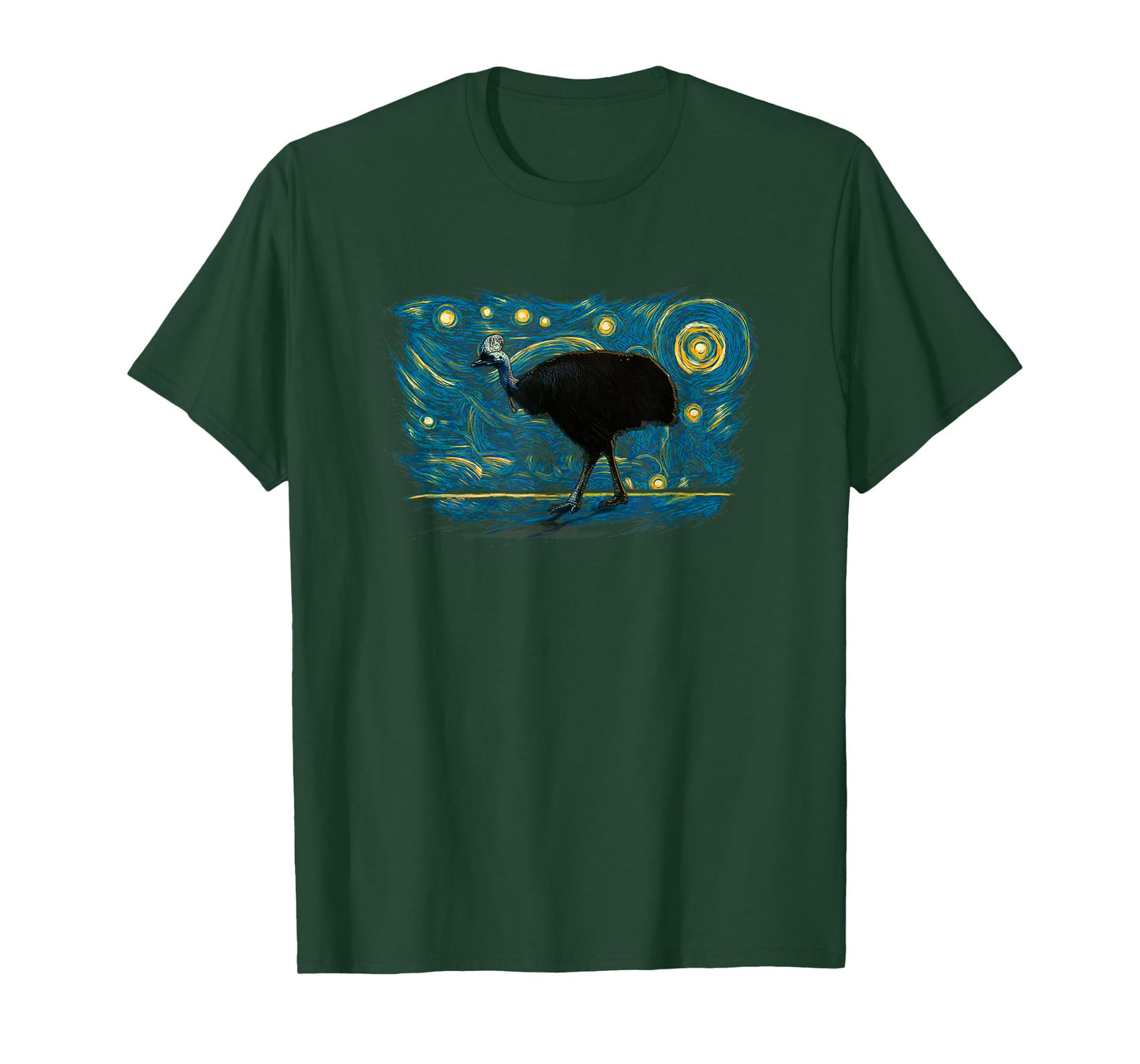 Retro Vintage Style Cassowary T-Shirt