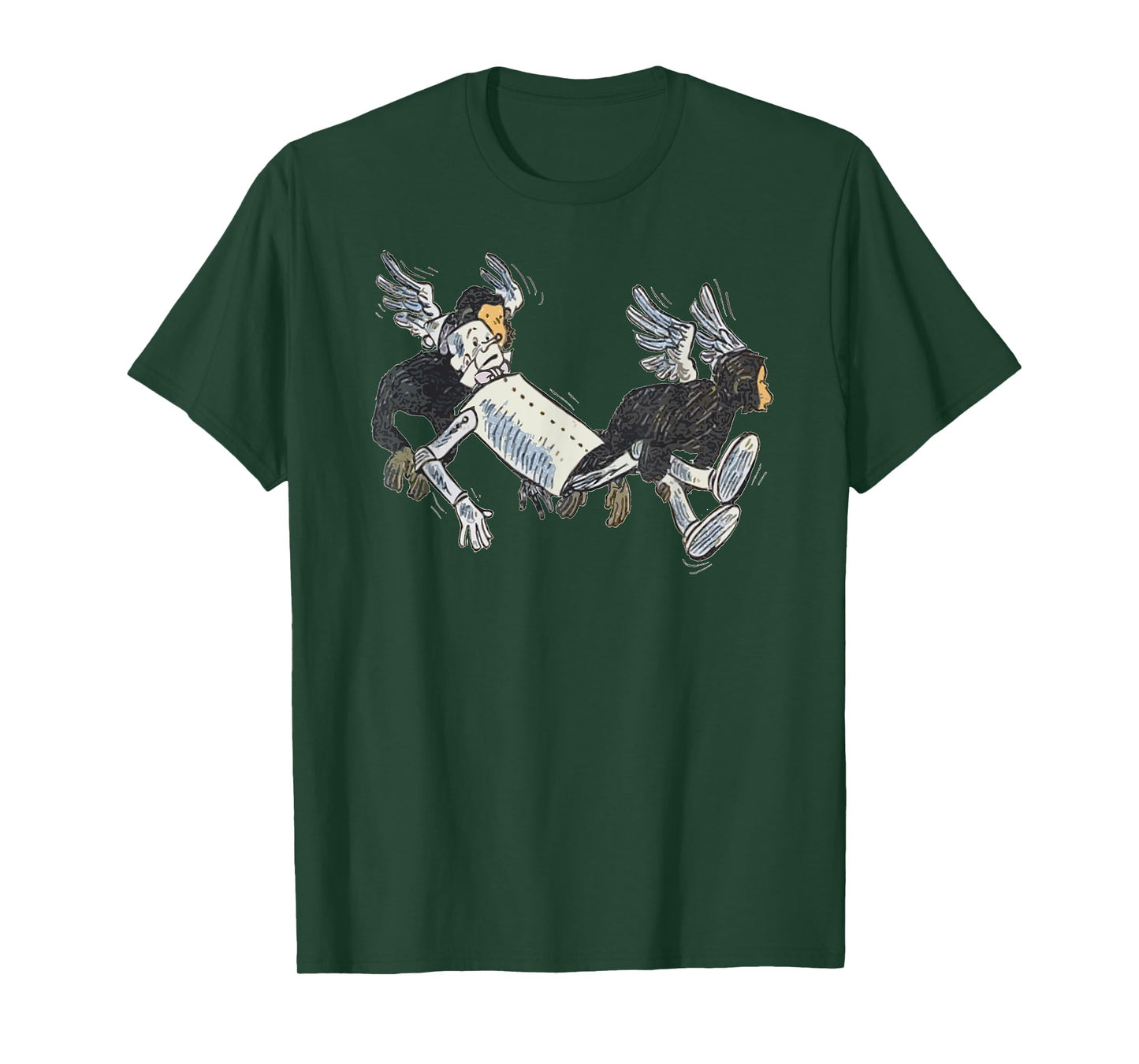 Flying Monkeys TinMan Shirt Art The Wizard Of OZ Tin man T-Shirt