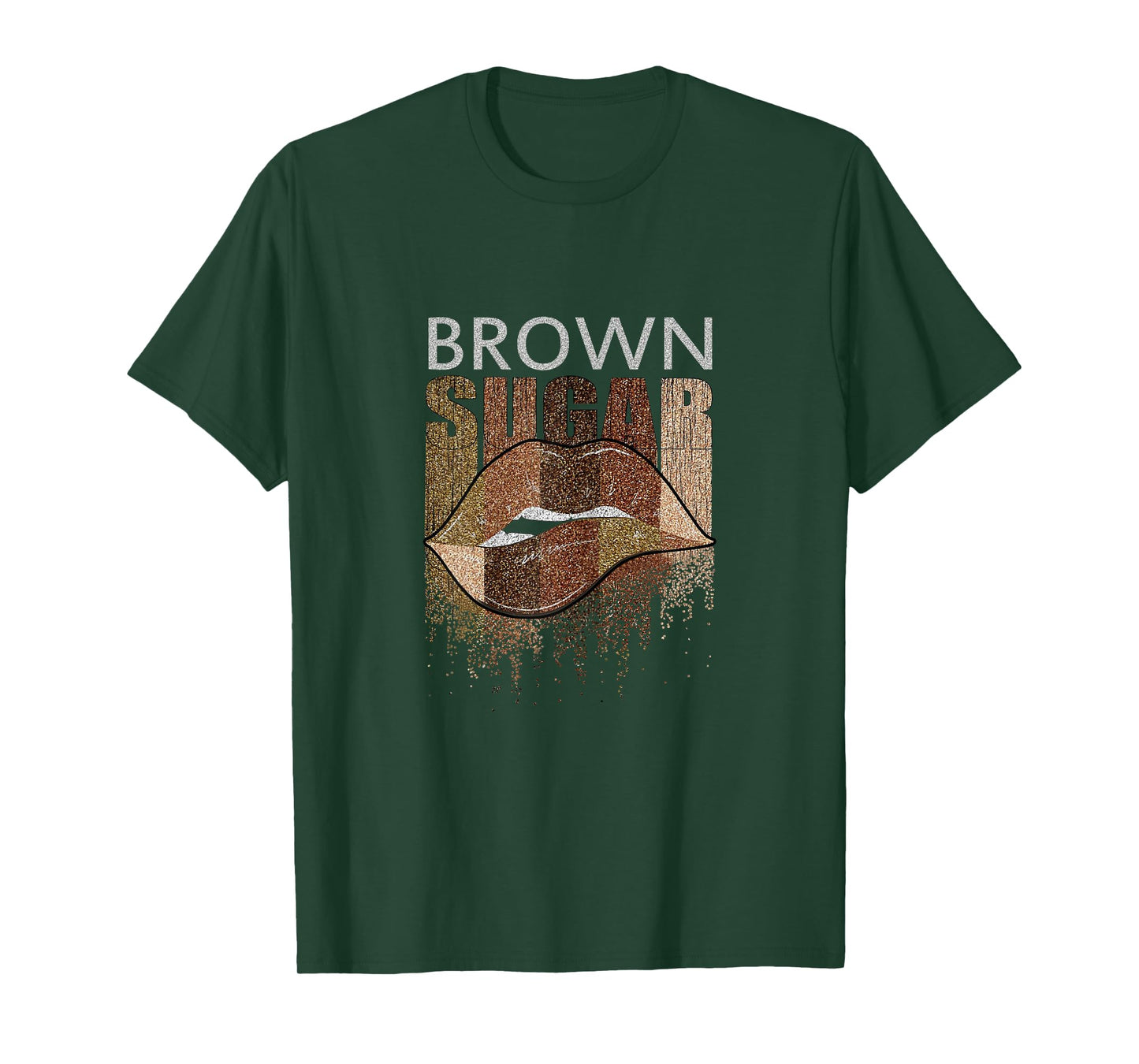 Lips Brown Sugar | Black Women Funny Gift T-Shirt