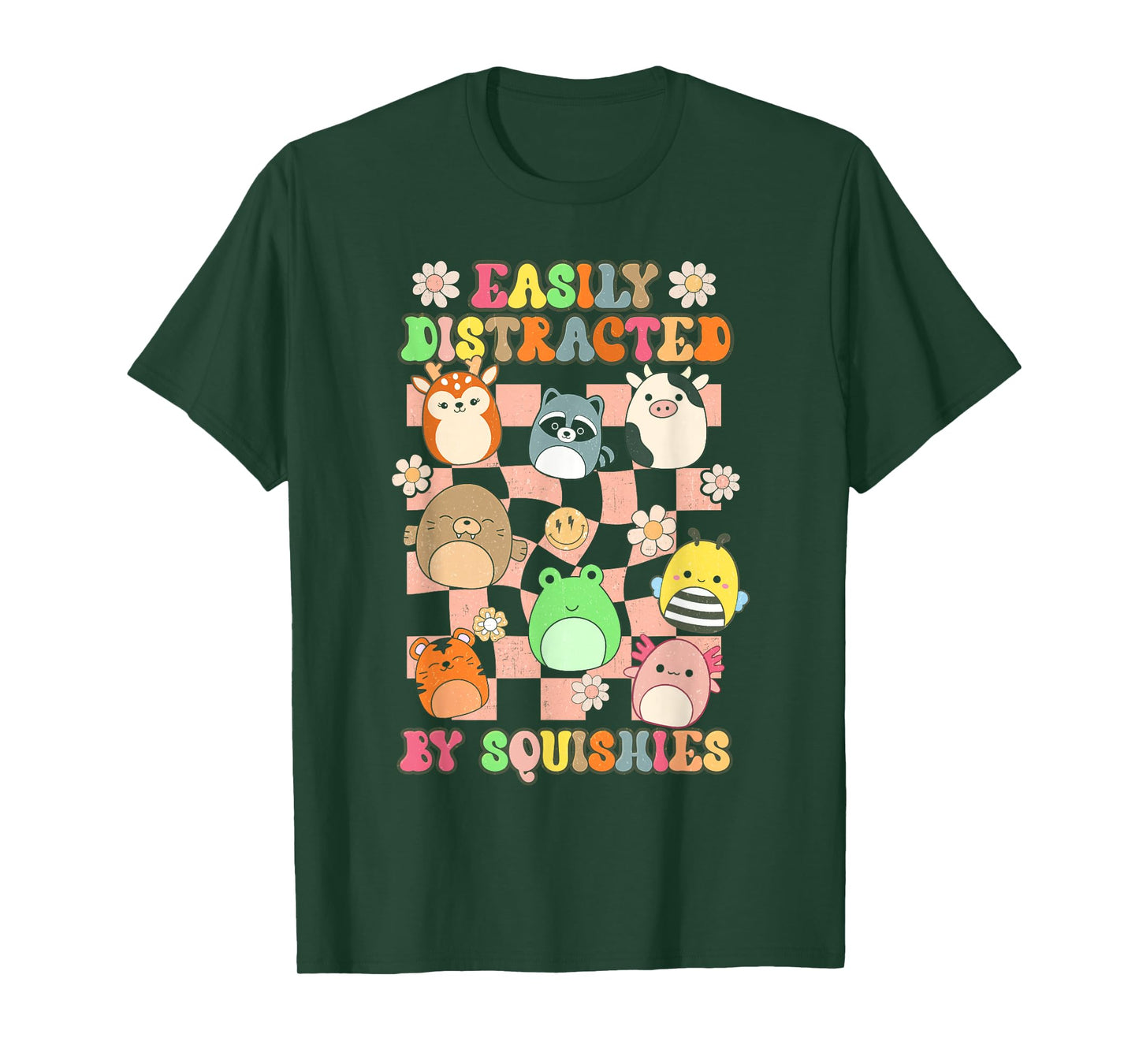 Girls Who Love Squishy Easily Distracted By Animal Squishies T-Shirt