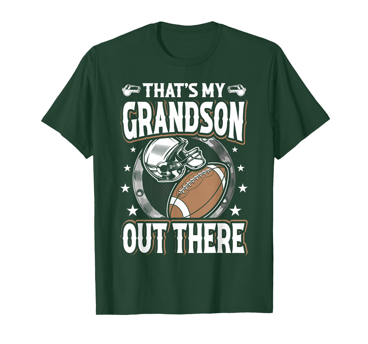 That's My Grandson Out There Football Grandma T-Shirt