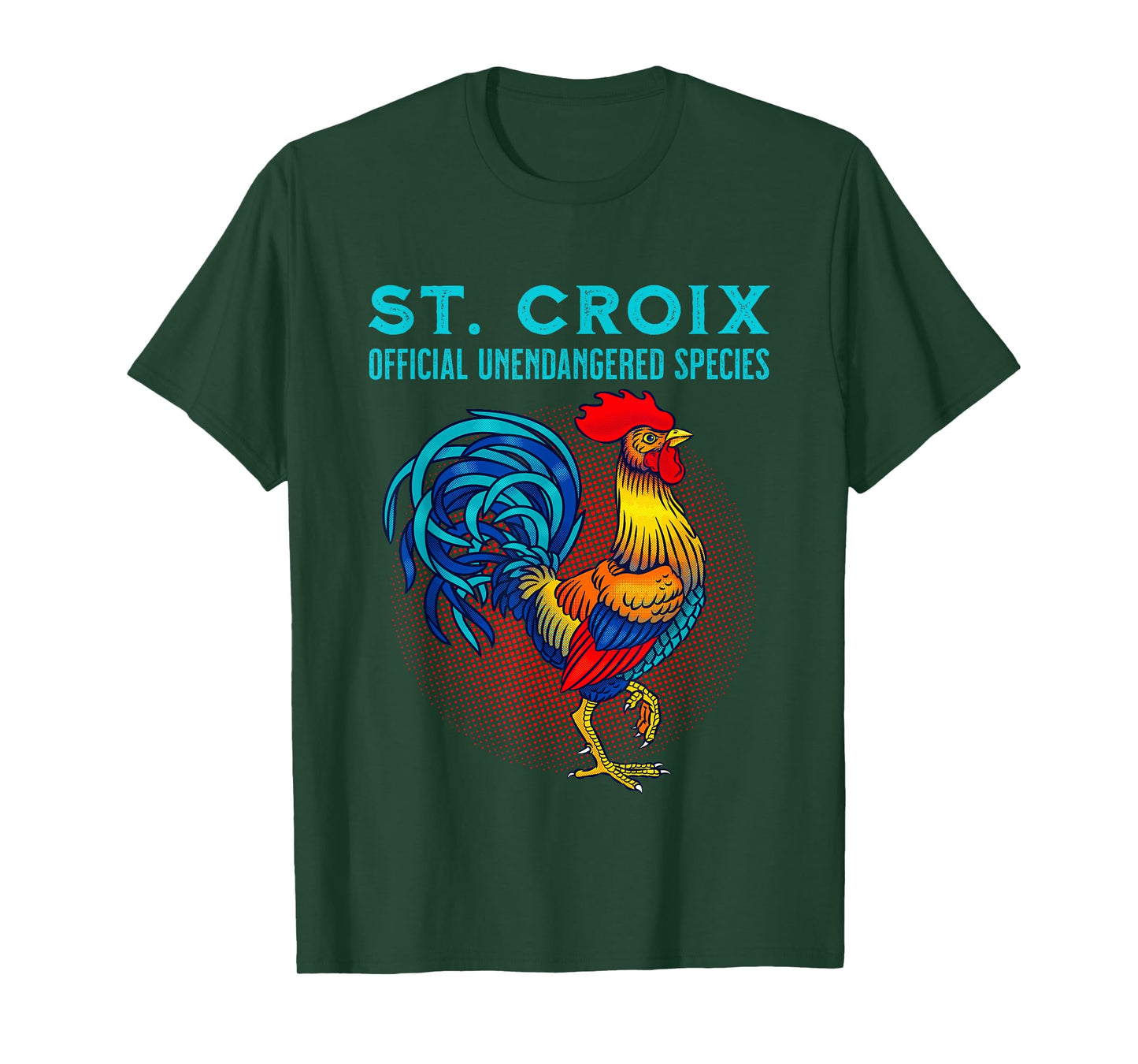 Saint Croix Official Unendangered Species Souvenir T-Shirt