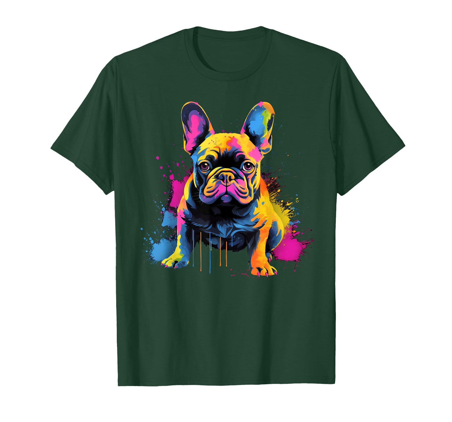 Cute French Bulldog T-Shirt for Men Women Kids