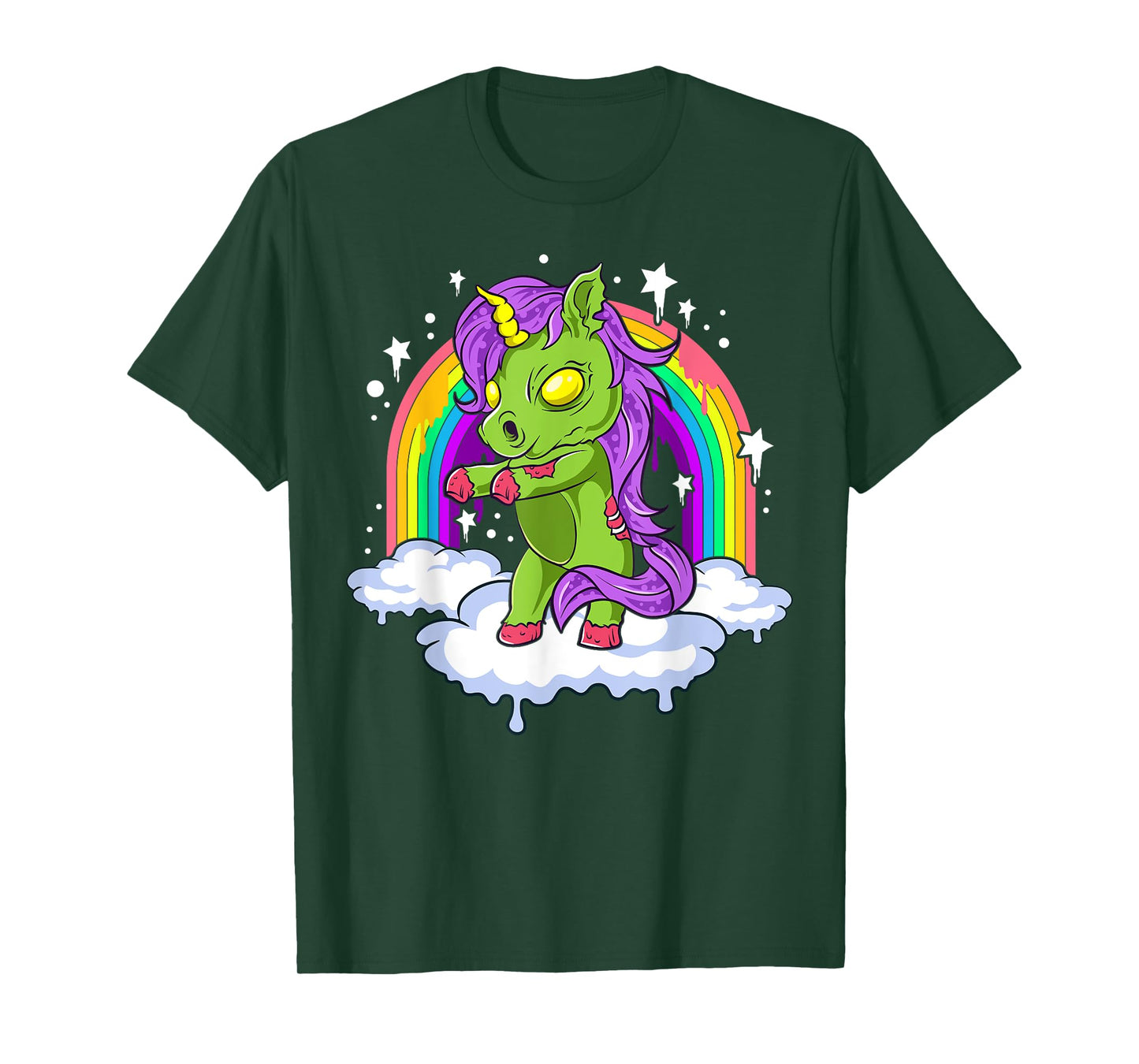 Halloween Unicorn Zombie Zombicorn T-Shirt
