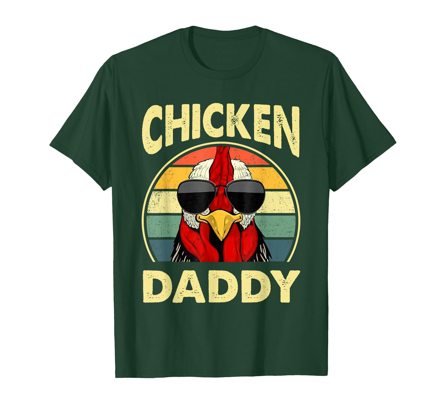 Chicken Daddy Farmer Dad Chicken Lover Fathers Day T-Shirt