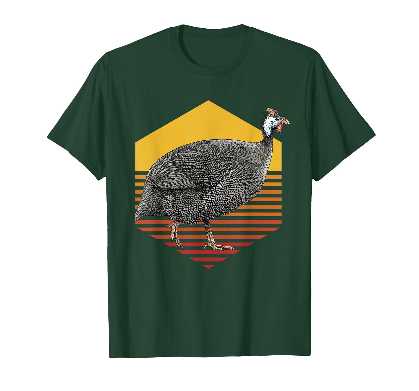Guinea Fowl Retro T-Shirt
