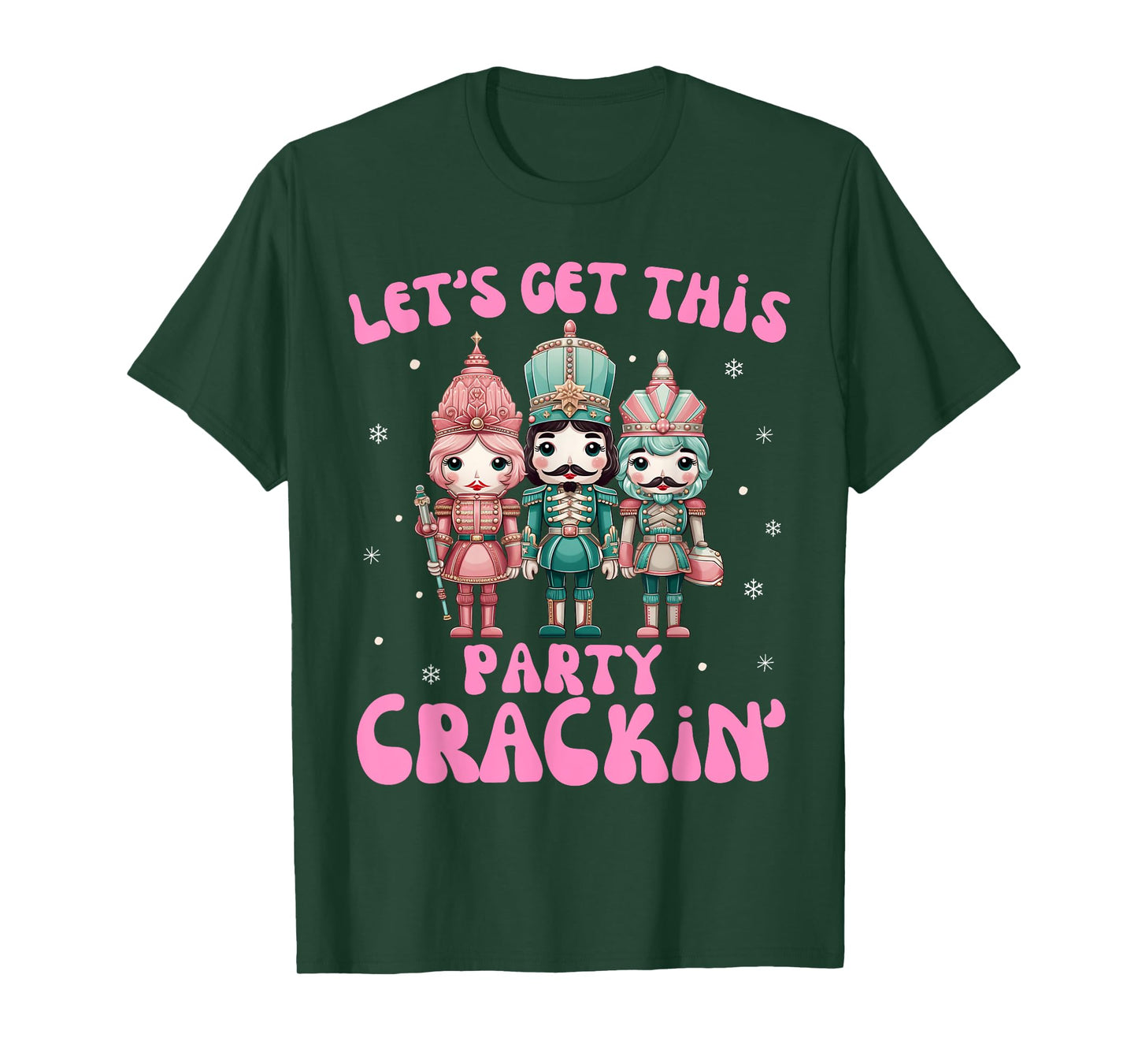 Nutcracker let's get this party crackin Christmas Kid Girls T-Shirt