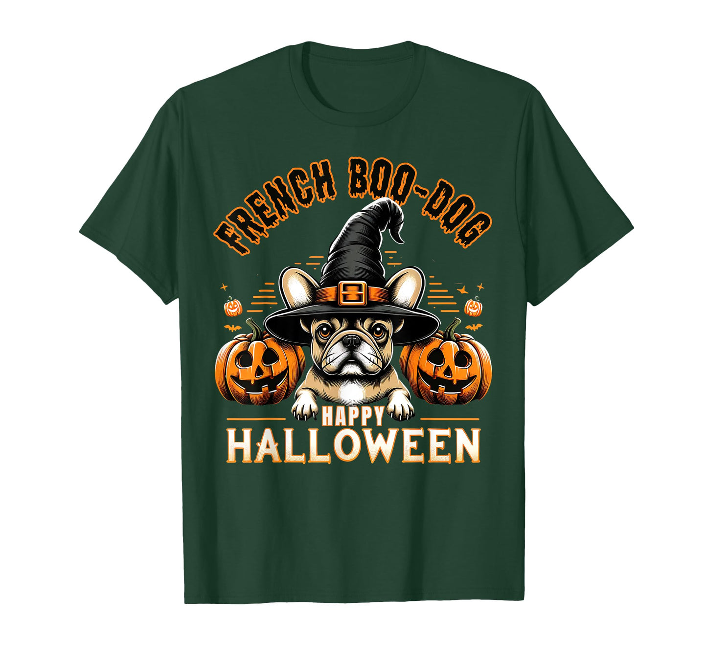 French Bulldog Happy Halloween cute Boodog Halloween Bulldog T-Shirt