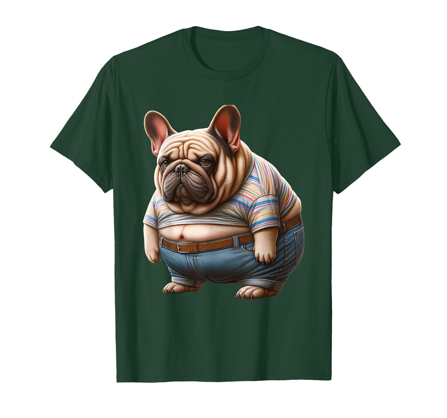 Hilarious Chunky French Bulldog Tee for Fat Dog Lovers T-Shirt