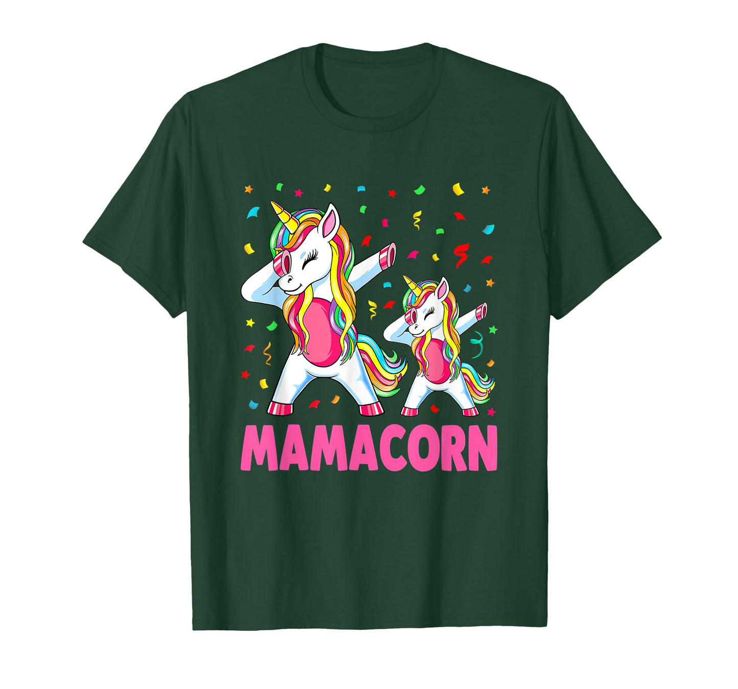mamacorn unicorn mom baby funny mother's day for women T-Shirt