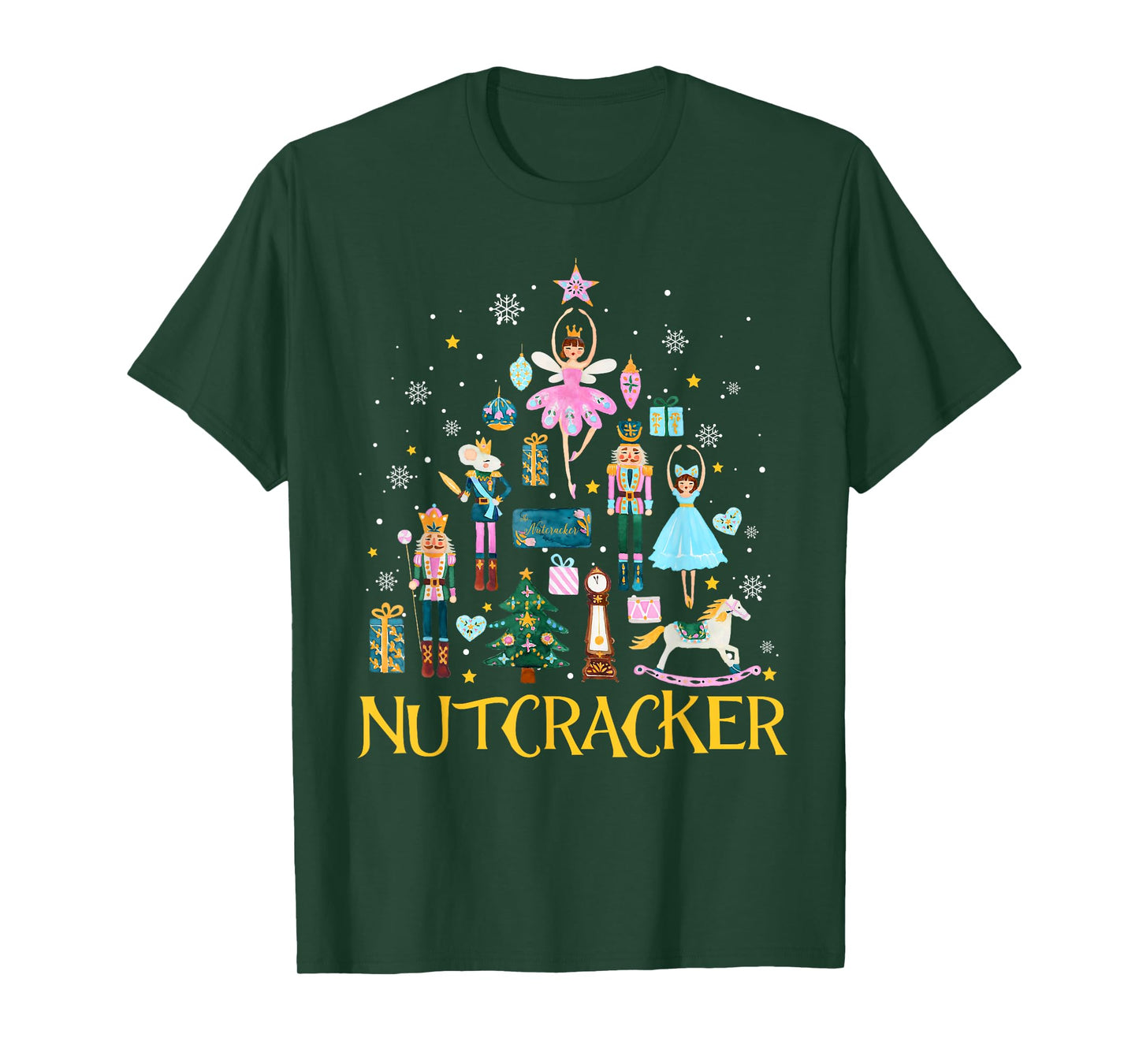 Nutcracker Crackin' Merry Christmas Xmas Pajamas Holiday T-Shirt