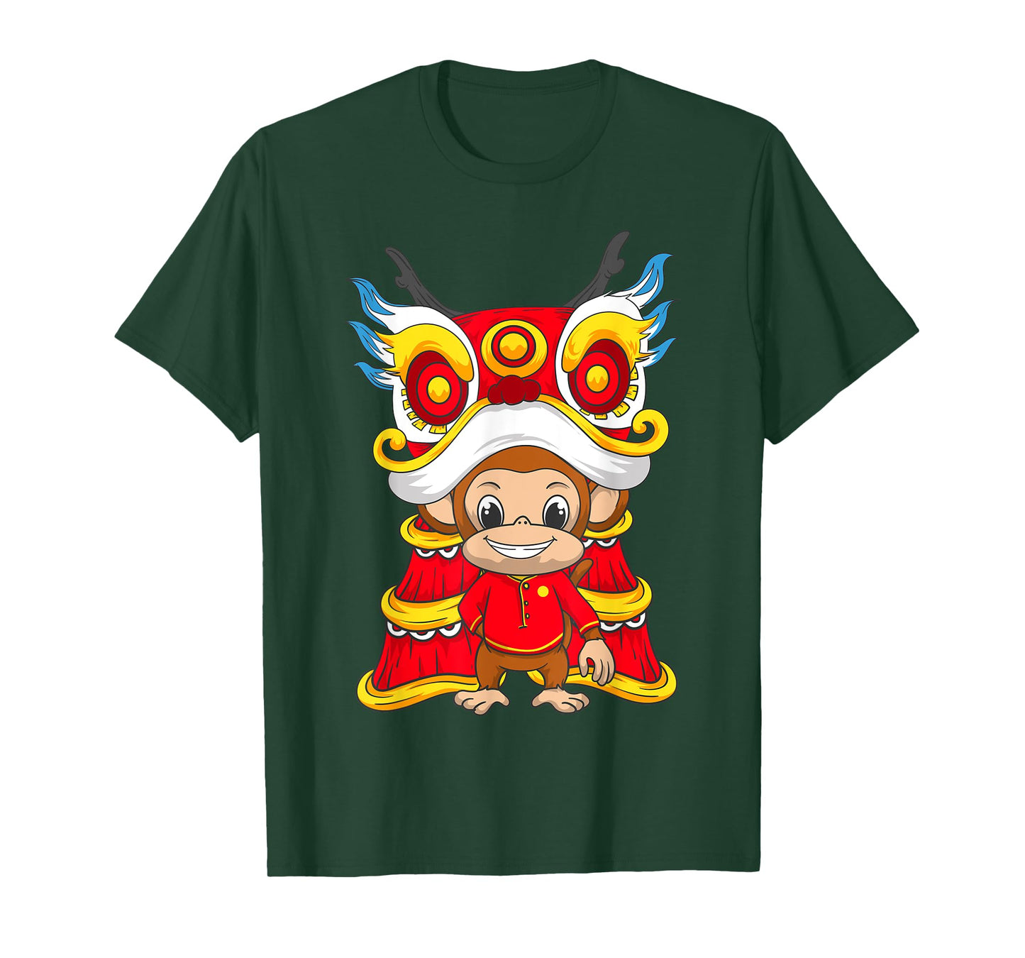 Chinese New Year Of The Monkey 2028 Lunar Zodiac Sign Kids T-Shirt