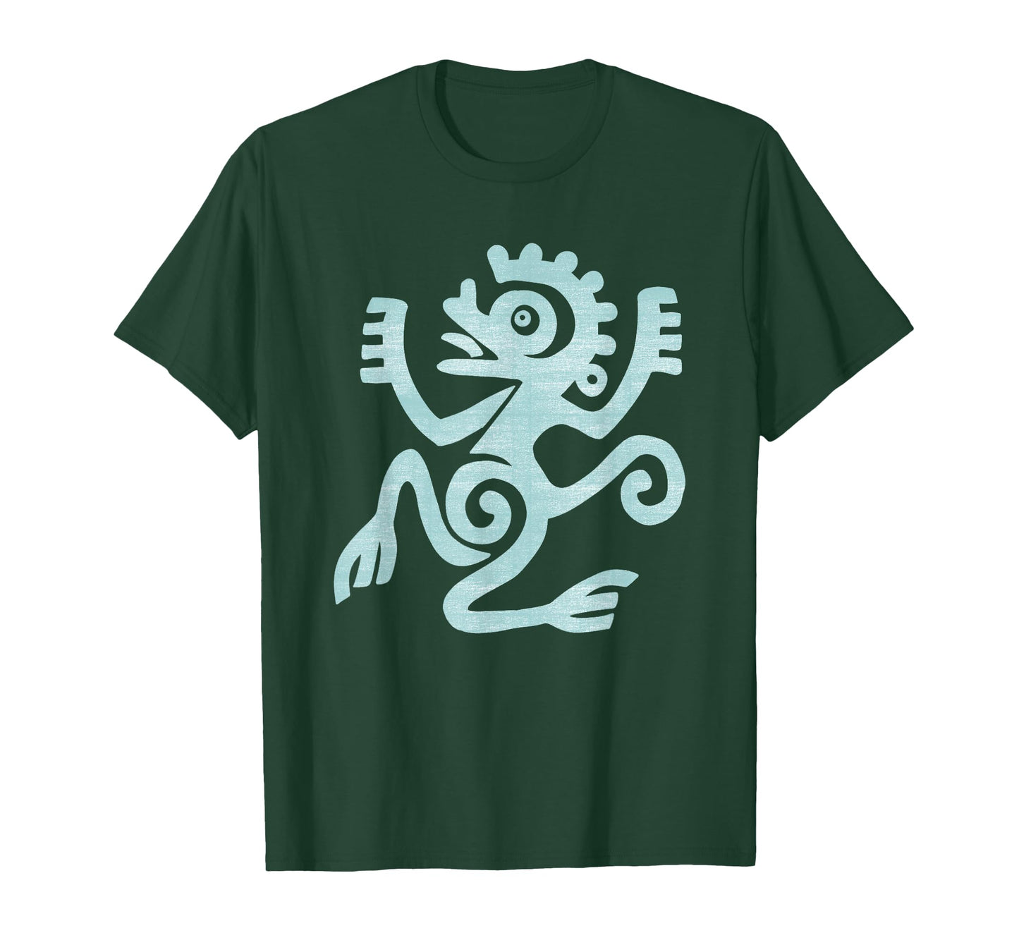 Monkey, Mexican Maya Mayan Art Ancient Mexico T-Shirt