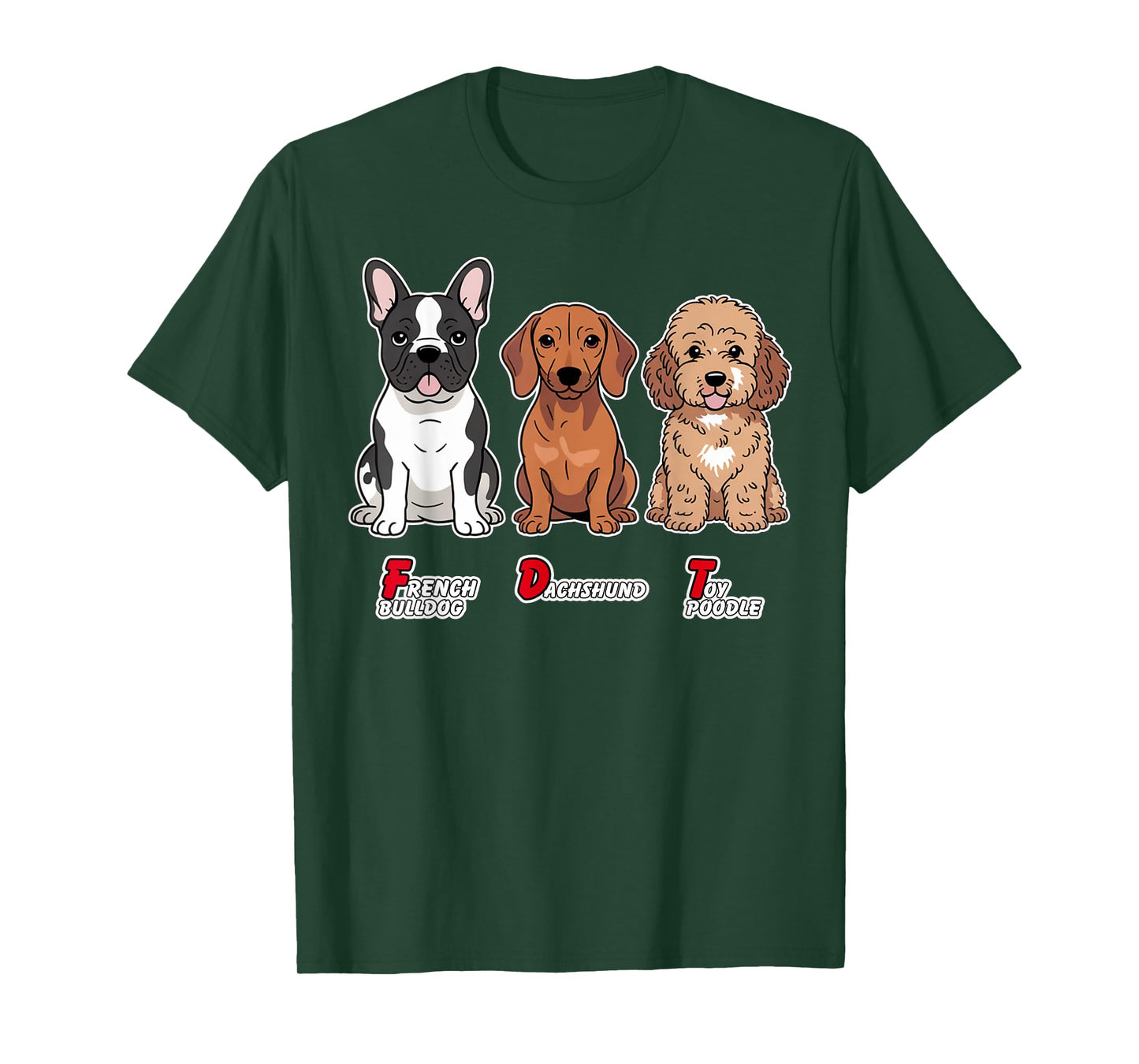 French Bulldog Dachshund Toy Poodle Funny Subtle Anti Trump T-Shirt