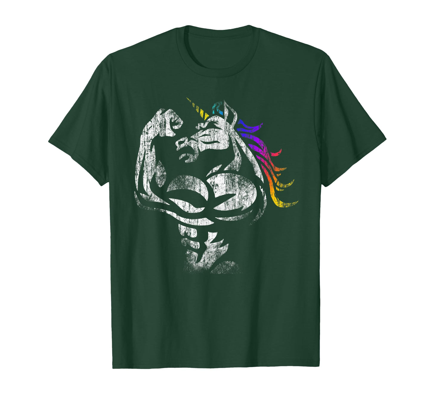 Muscle Unicorn Workout Father's Day Gift Weight Lifting Gym T-Shirt