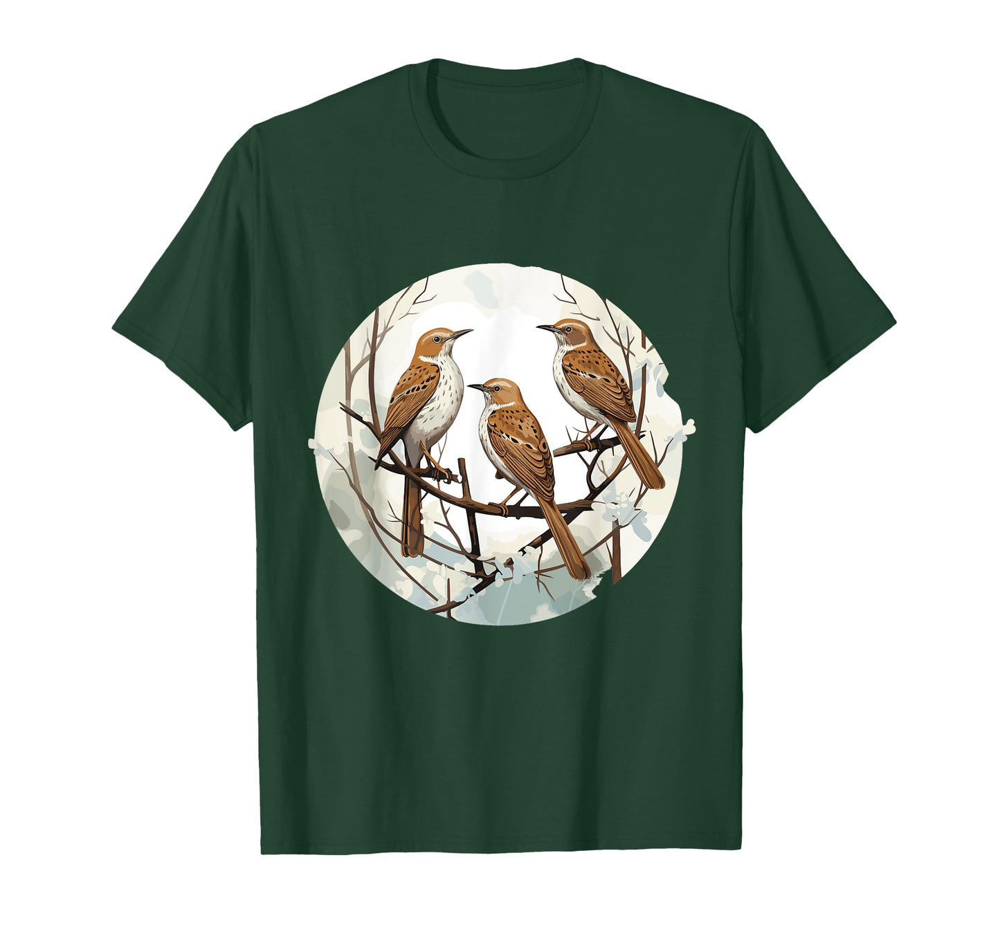 Brown Thrasher Geometric Patten Art,Cute Brown Thrasher Love T-Shirt