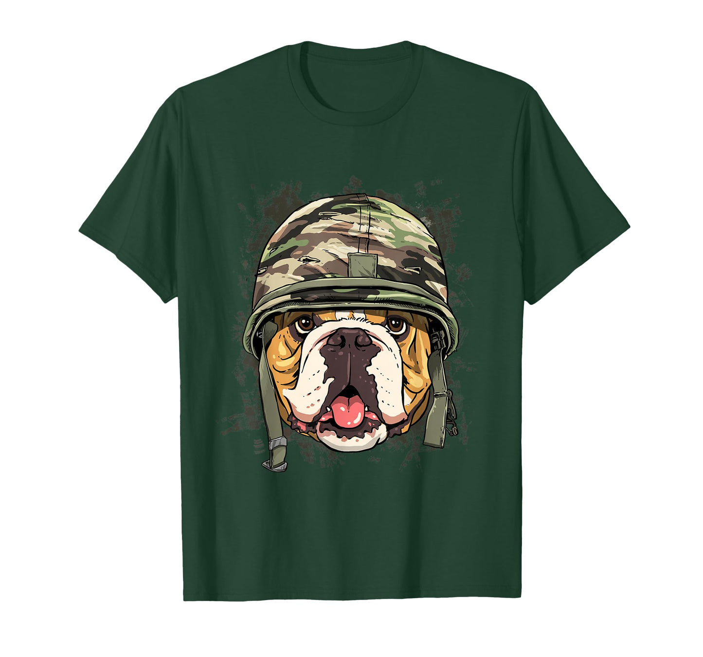 American Bulldog Soldier Veteran Dog - Army Dog Lover T-Shirt