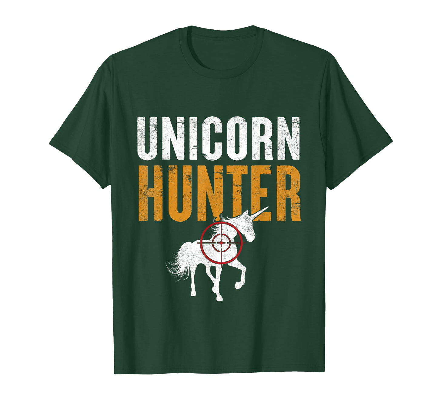 Funny Lazy Halloween Costume Unicorn Hunter Costume Men T-Shirt