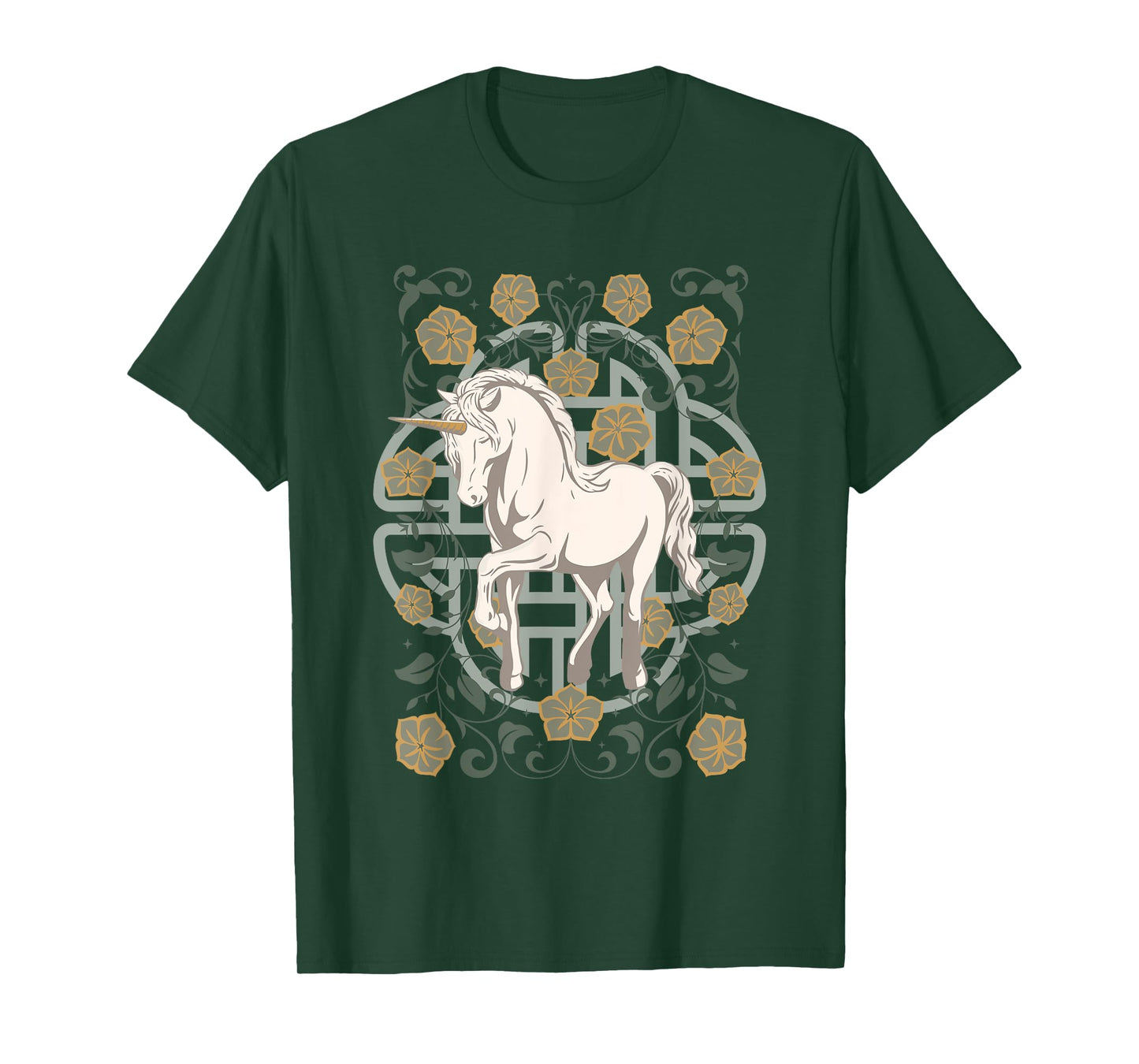 Celtic Unicorn Design T-Shirt
