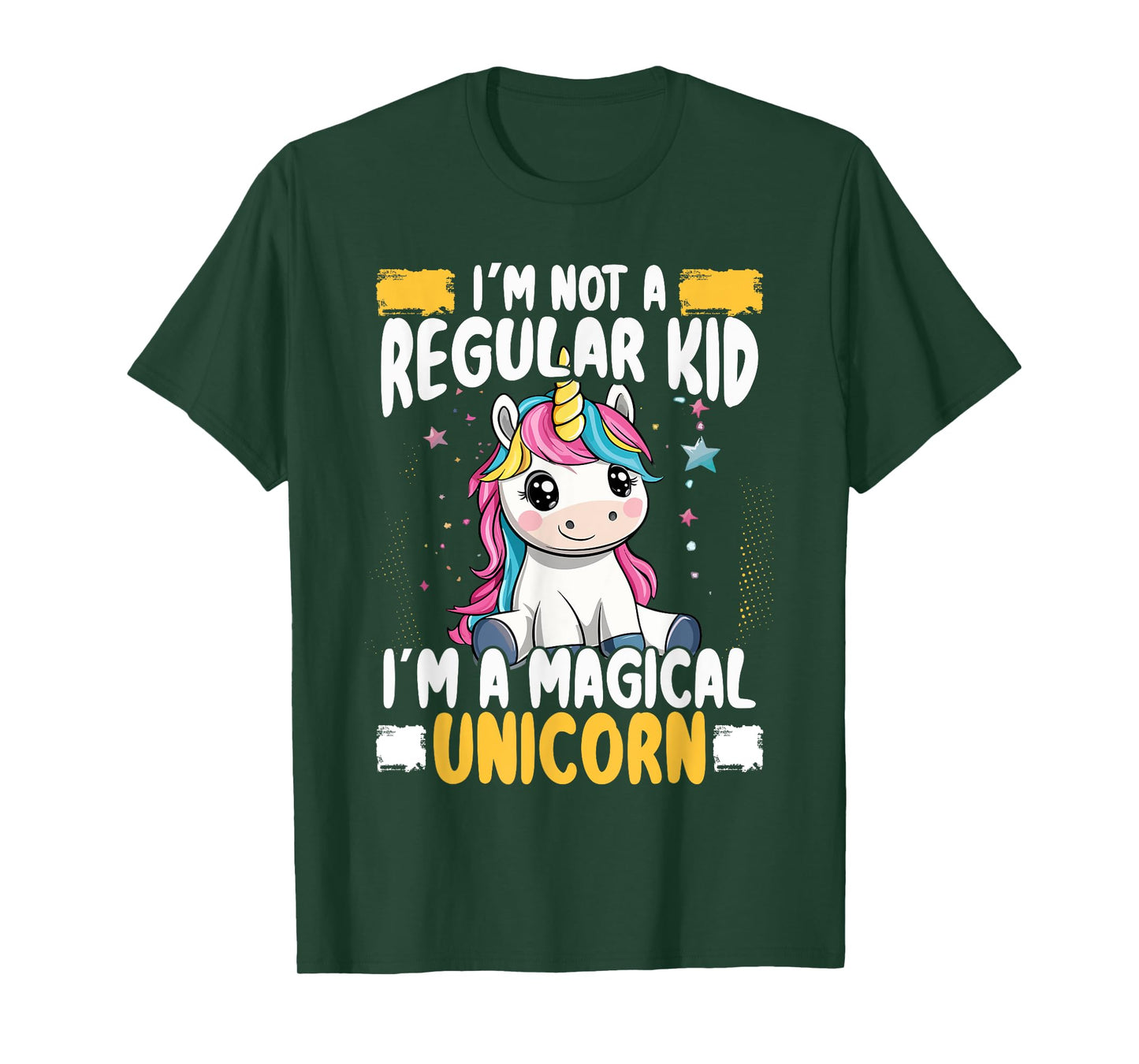 I'm Not A Regular Kid I'm A Magical Unicorn Girl T-Shirt