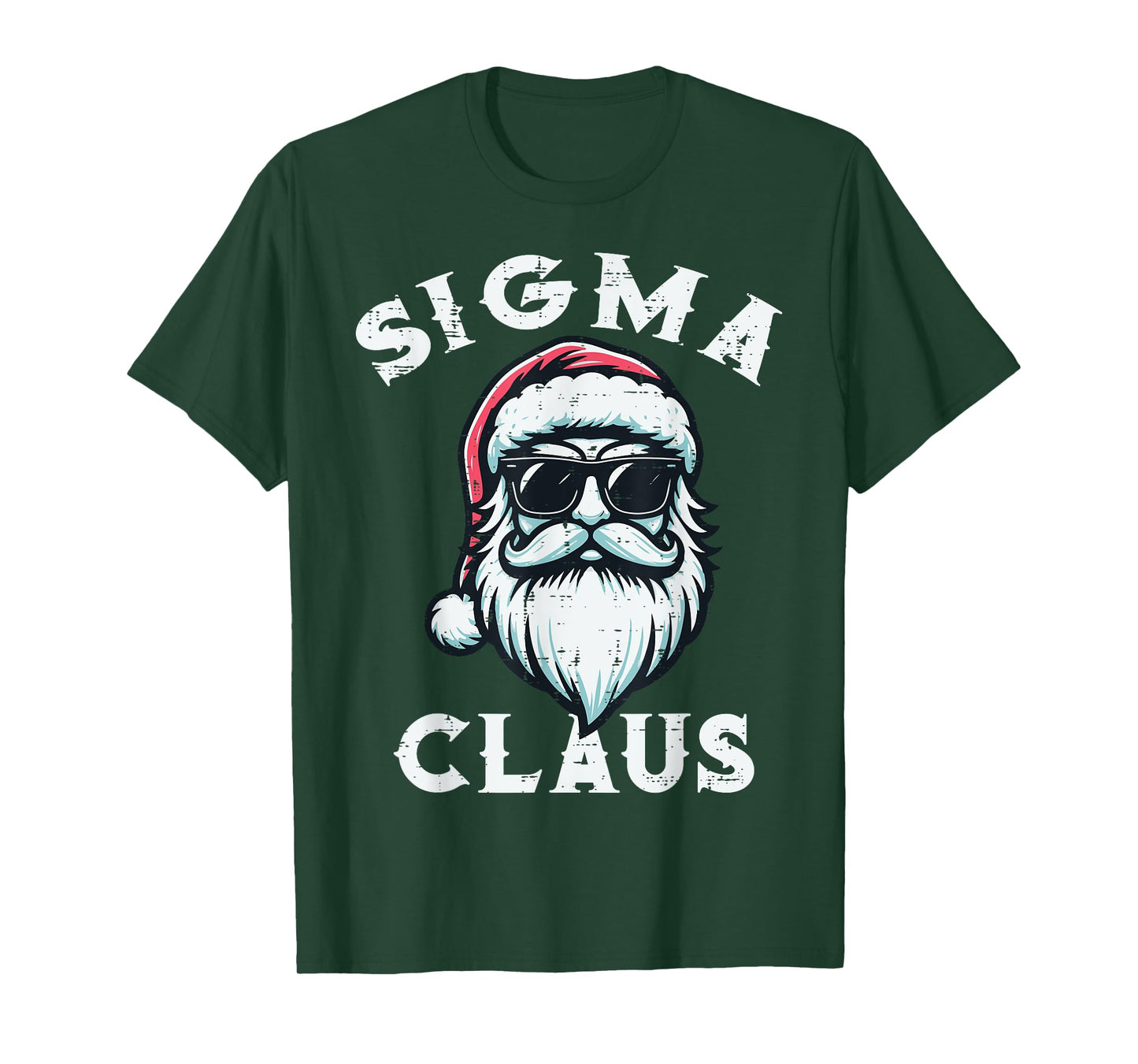 Sigma Claus Santa Funny Christmas Boys Teens Kids Men T-Shirt
