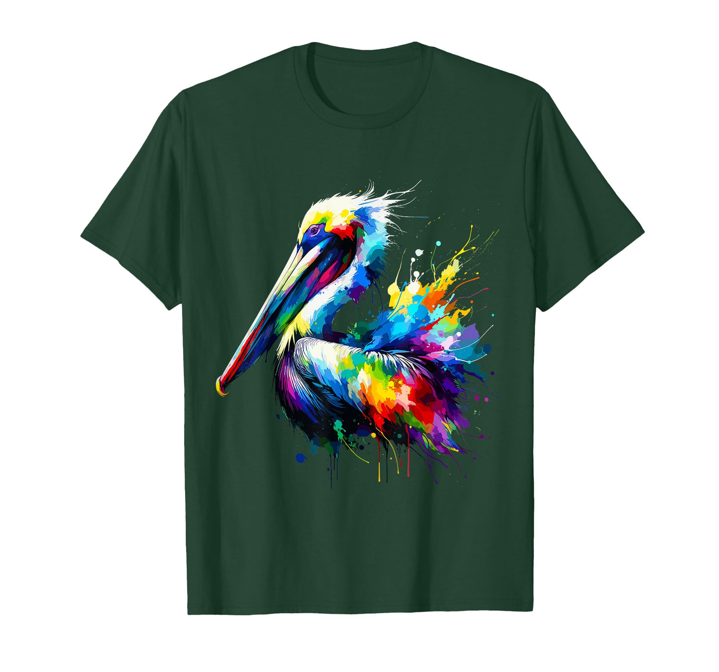 Splash Art Pelican Pelicans T-Shirt