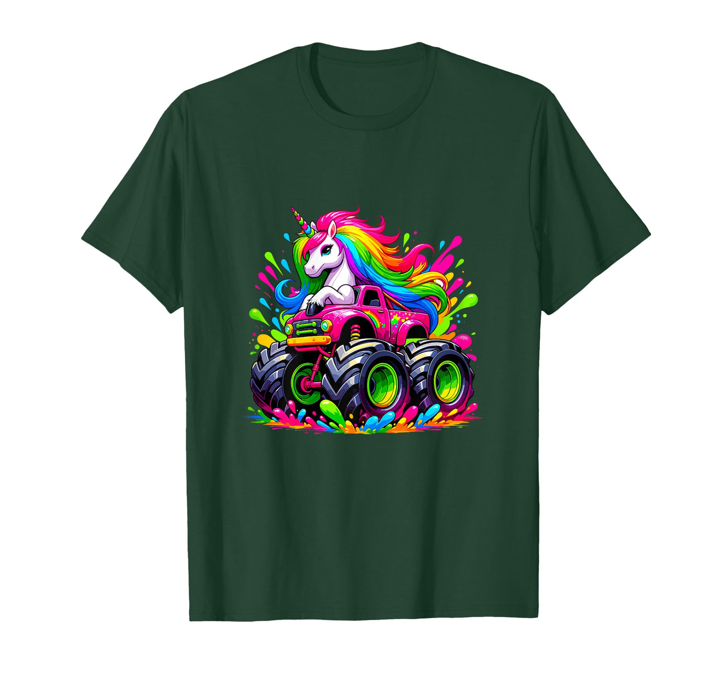 Unicorn Monster Truck T-Shirt