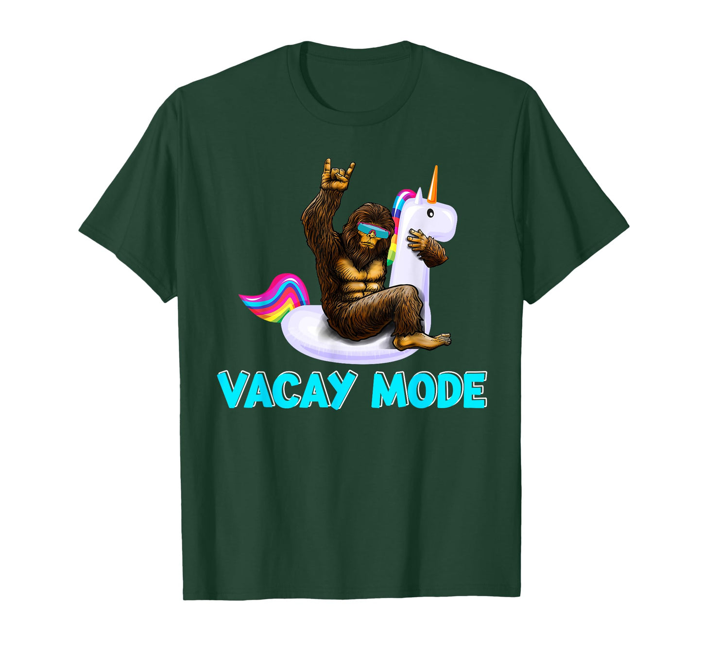 Trendy Vacation Outfit Pool Party Bigfoot Float Vacay Mode T-Shirt