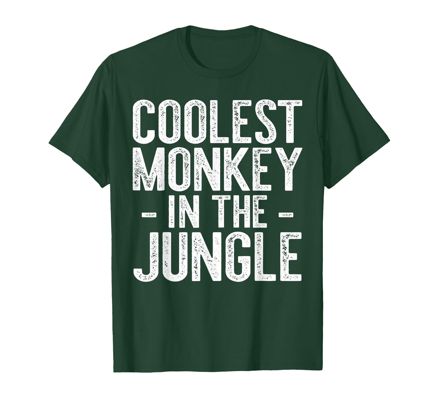 Coolest Monkey In The Jungle Shirt Men Women Kids Party T-Shirt