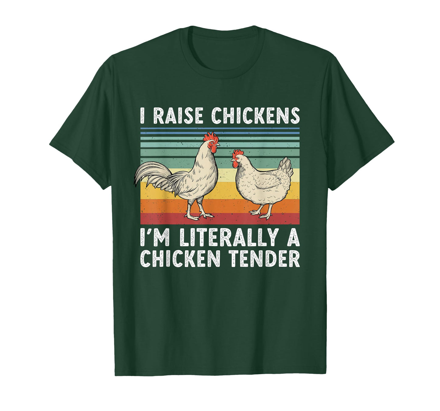 Funny Chicken Tender Poultry Men Women Farmer Hen T-Shirt