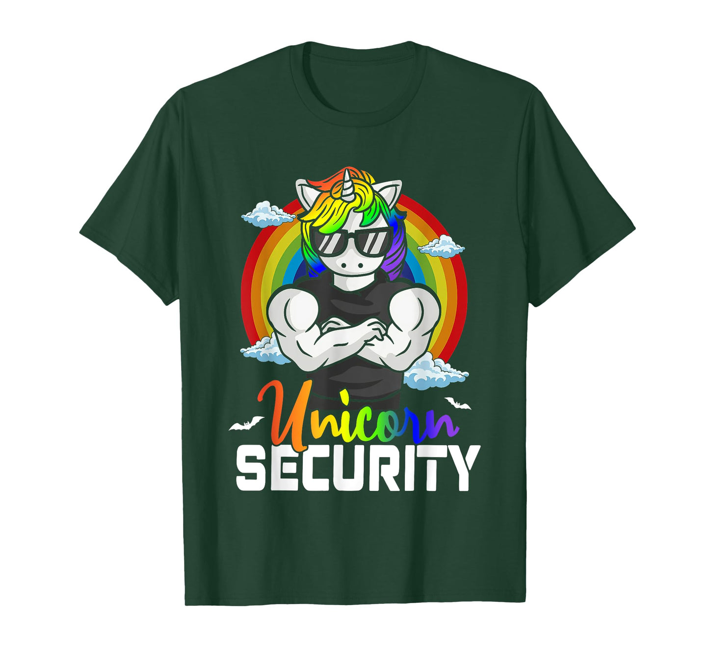 Halloween Costume Unicorn Security Matching Family T-Shirt
