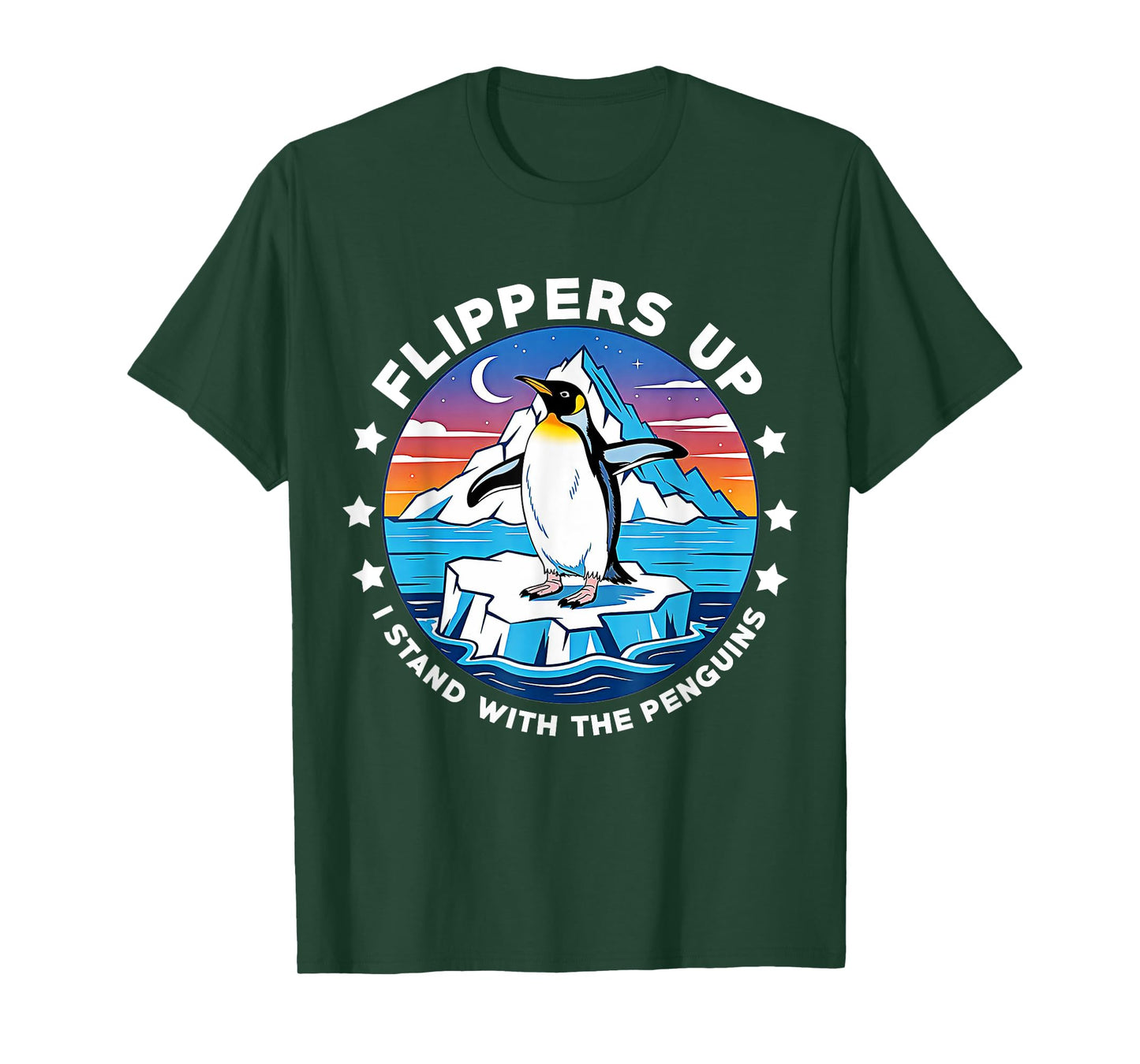Flippers Up I Stand With The Penguins T-Shirt