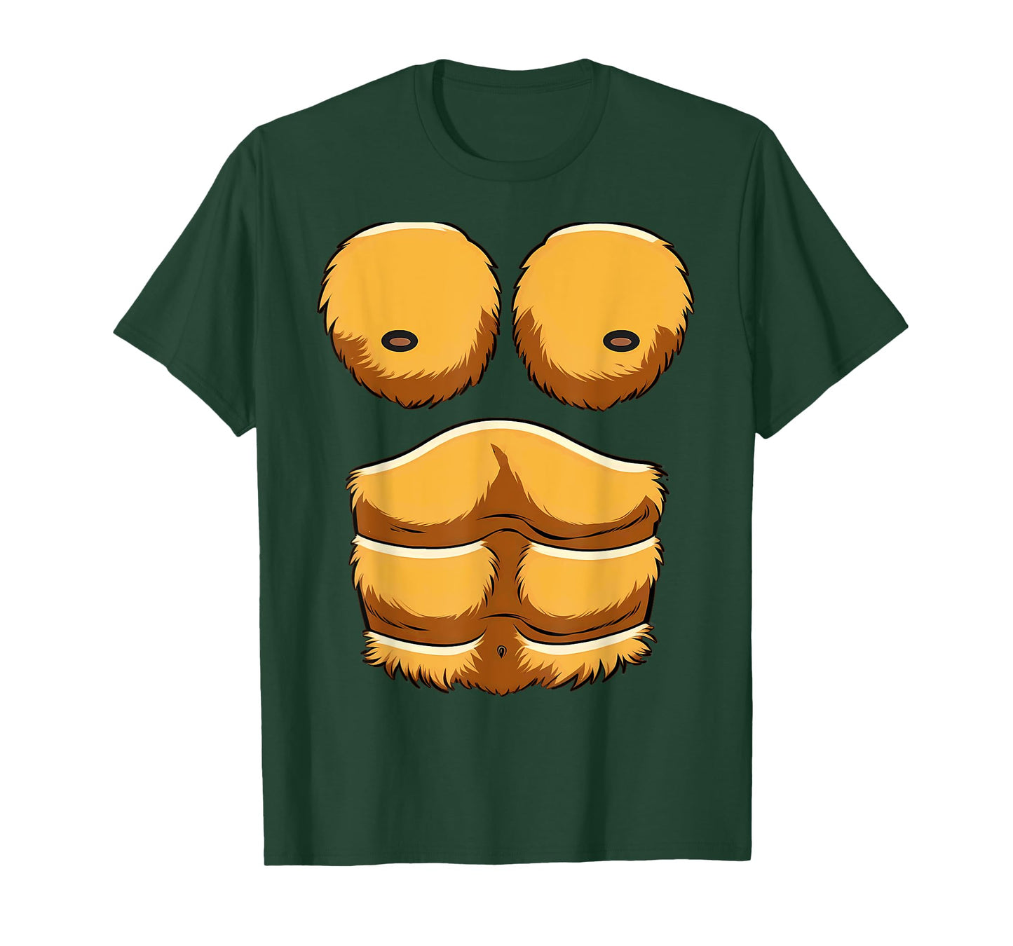 Monkey Gorilla Chest Halloween Costumes T-Shirt