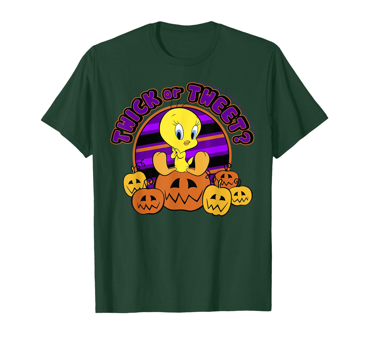 Looney Tunes Halloween Tweety Bird Twick Or Tweet T-Shirt