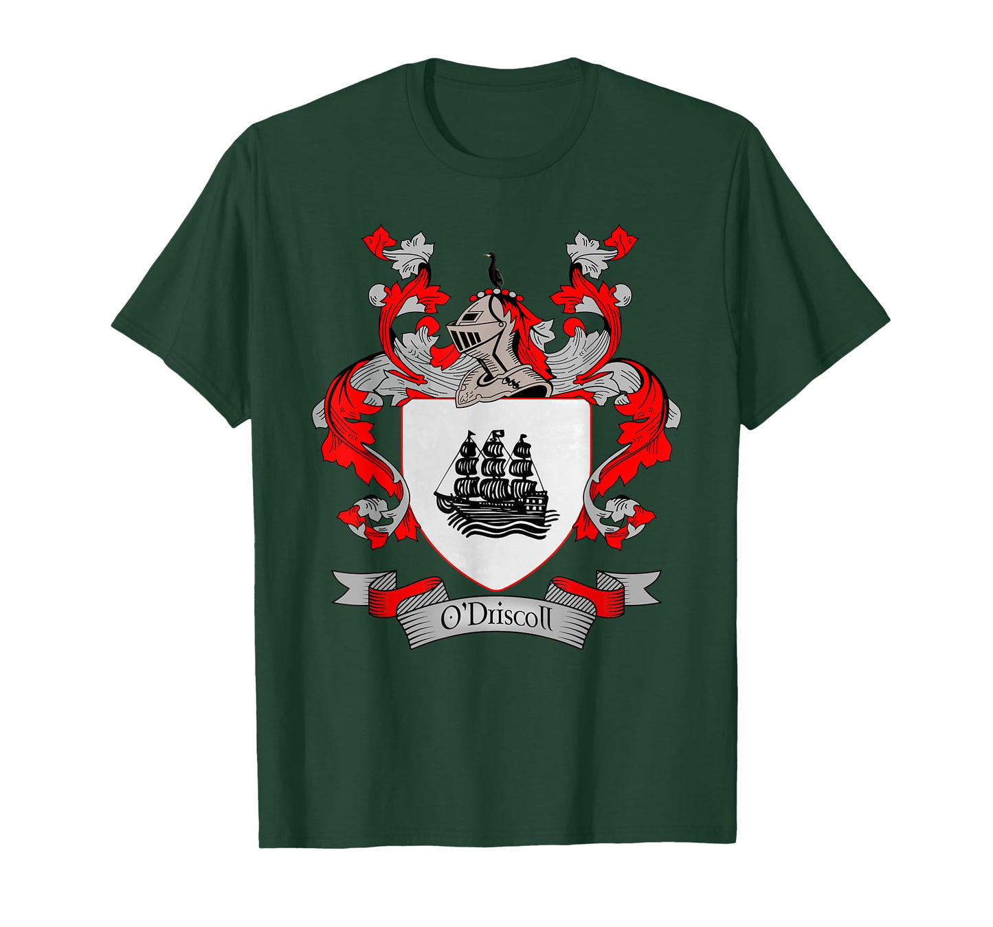 O'Driscoll Coat of Arms | O'Driscoll Surname Family Crest T-Shirt