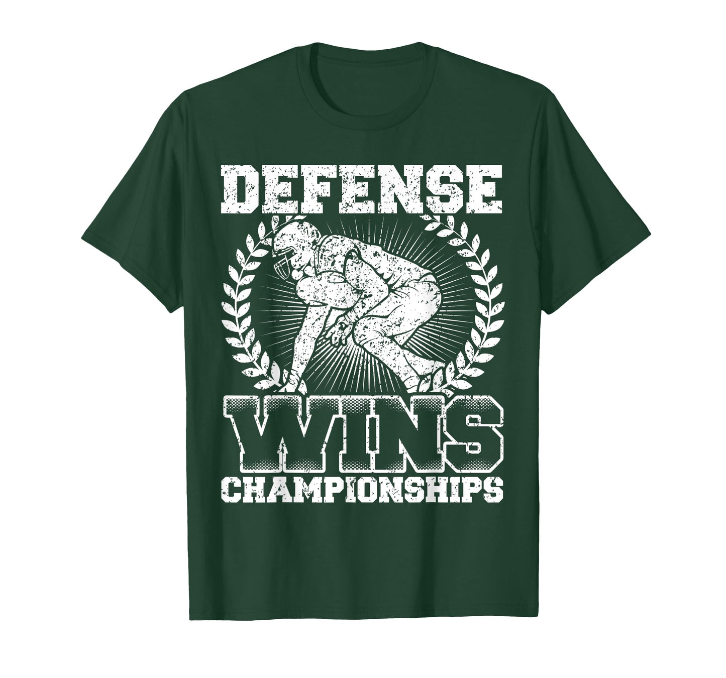 Defense wins Championships | Football Defence Lineman T-Shirt