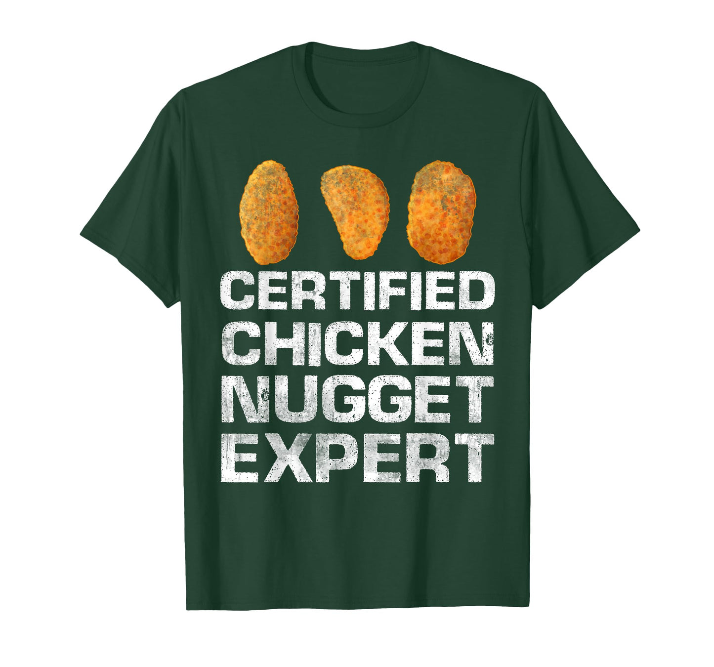 Certified Chicken Nugget Expert Funny Chicken Nugget T-Shirt
