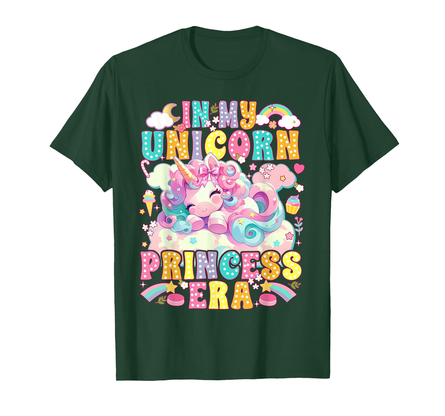 In My Unicorn Princess Era Unicorn Lover Girl T-Shirt