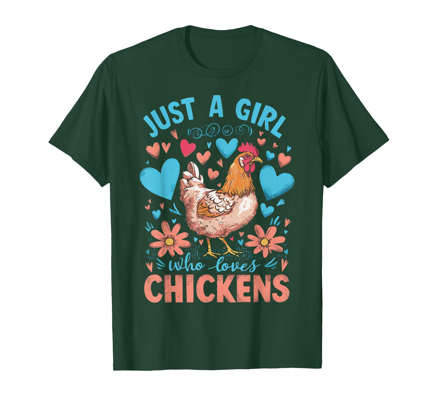 Just A Girl Who Loves Chickens T-Shirt