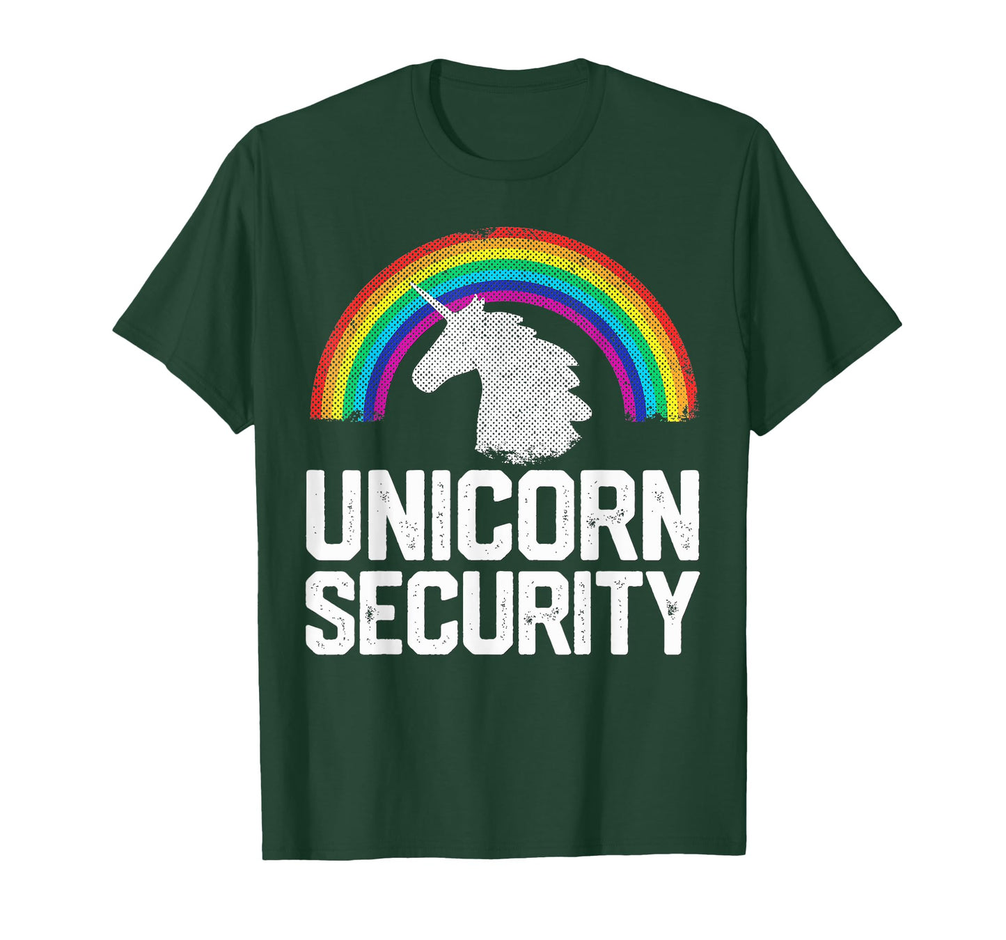 UNICORN SECURITY Funny Rainbow Cute Halloween Costume Gift T-Shirt
