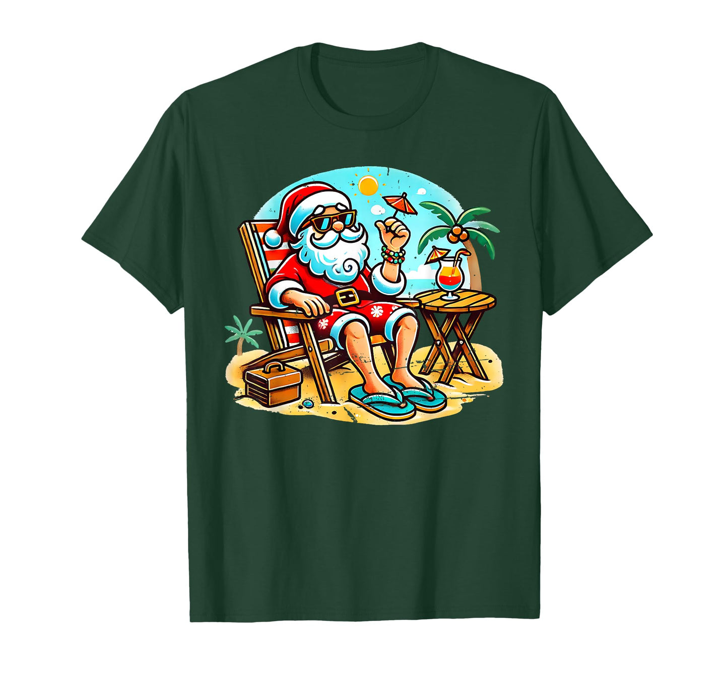 Xmas In July Santa Summer Christmas In June Beach Boys Girls T-Shirt