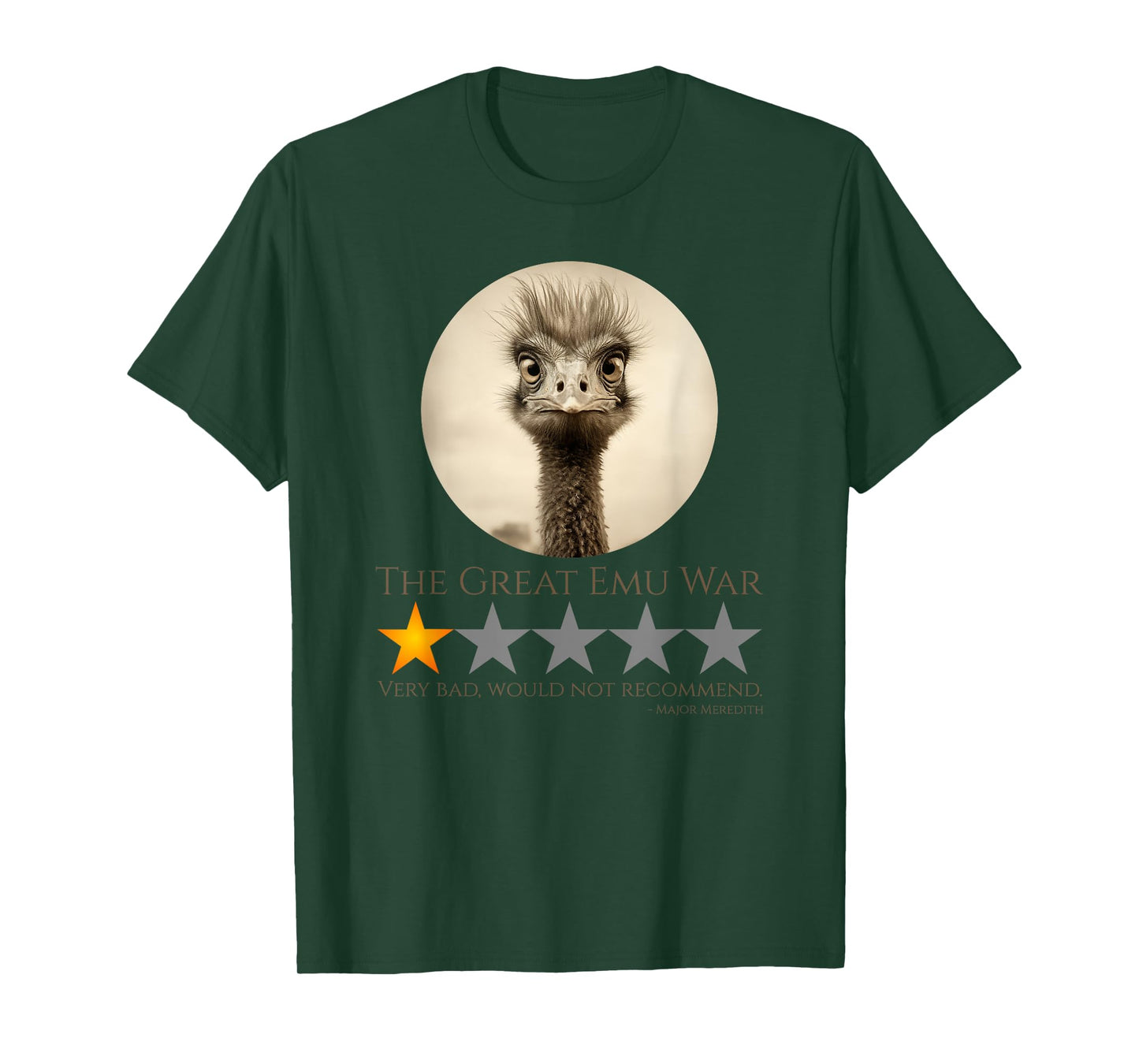 The Great Emu War - Australian History Meme T-Shirt