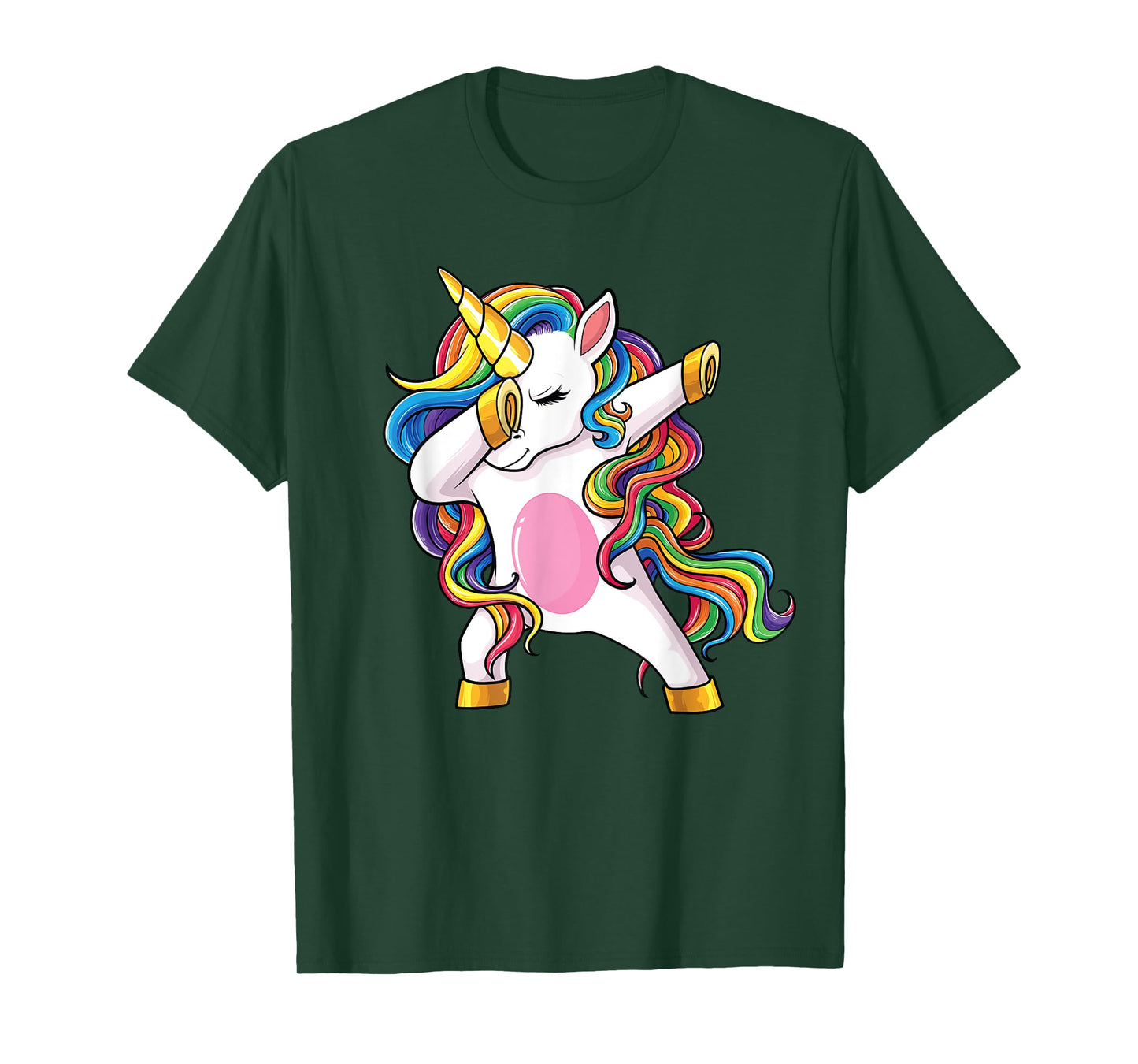 Dabbing Unicorn Shirt Dab Unicorns Girls Kids Women T-Shirt