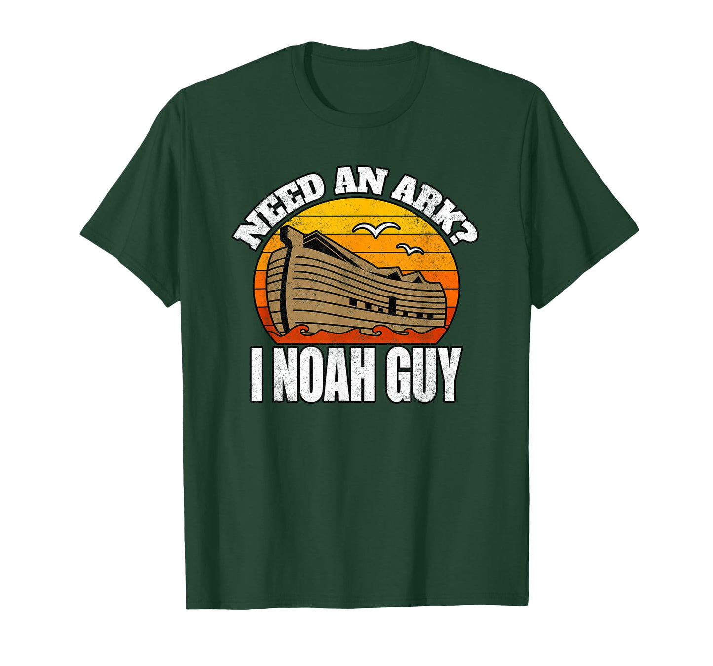 Funny Christian Pun Humor Need An Ark I Noah Guy T-Shirt