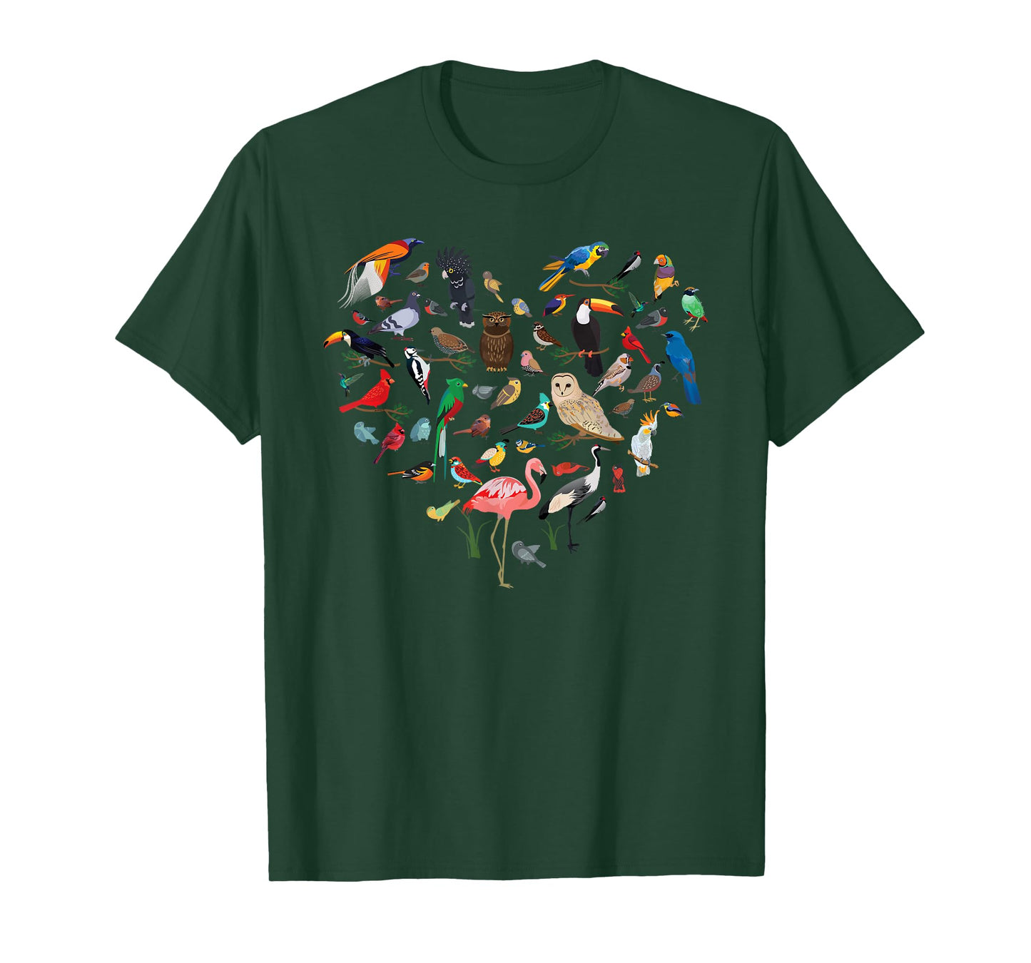 Bird Heart - Birding Bird Watching Birder Bird Watcher T-Shirt