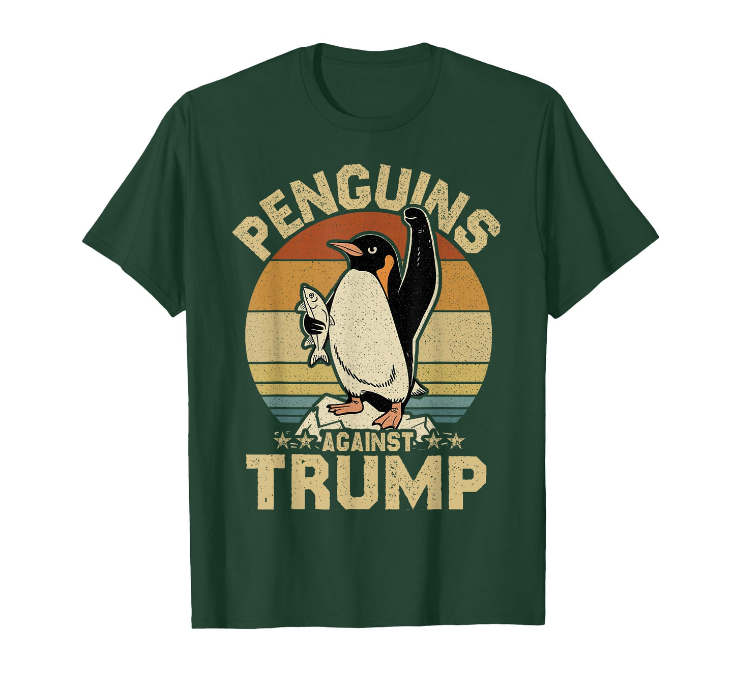 Penguin Flippers Up Resist Funny Penguins Against Trump T-Shirt