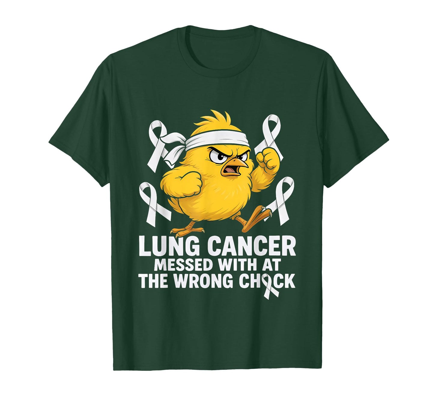 Lung Cancer Messed With The Wrong Chick T-Shirt