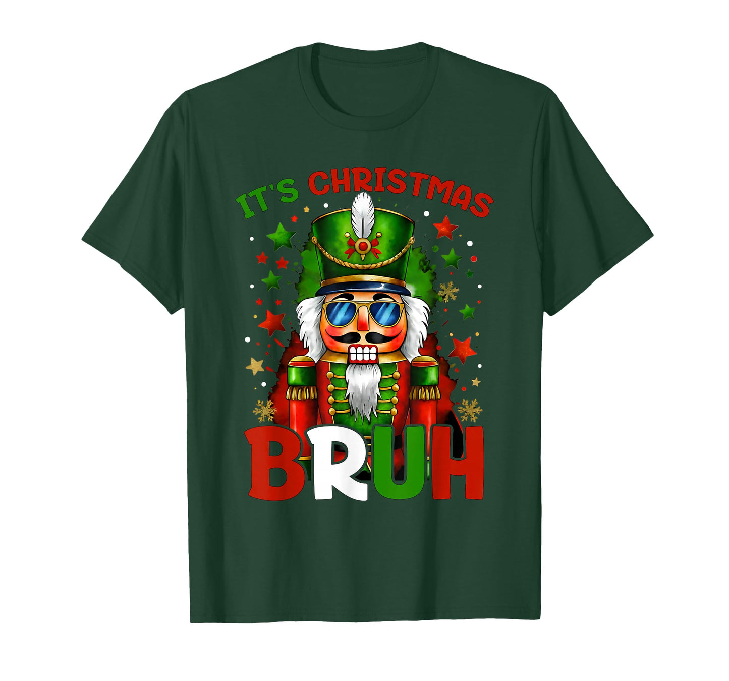 It's Christmas Bruh Nutcracker Boys Kids Xmas Christmas Men T-Shirt